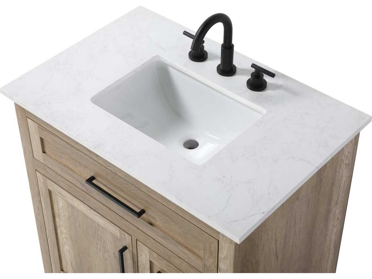 Elegant Lighting Remington 32" Natural Oak Vanity