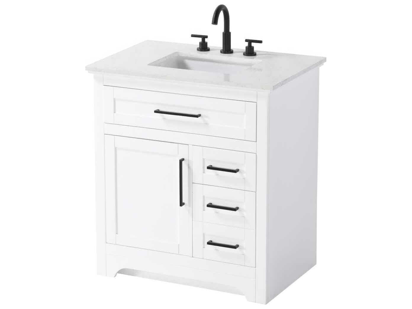 Elegant Lighting Remington 32" White Vanity