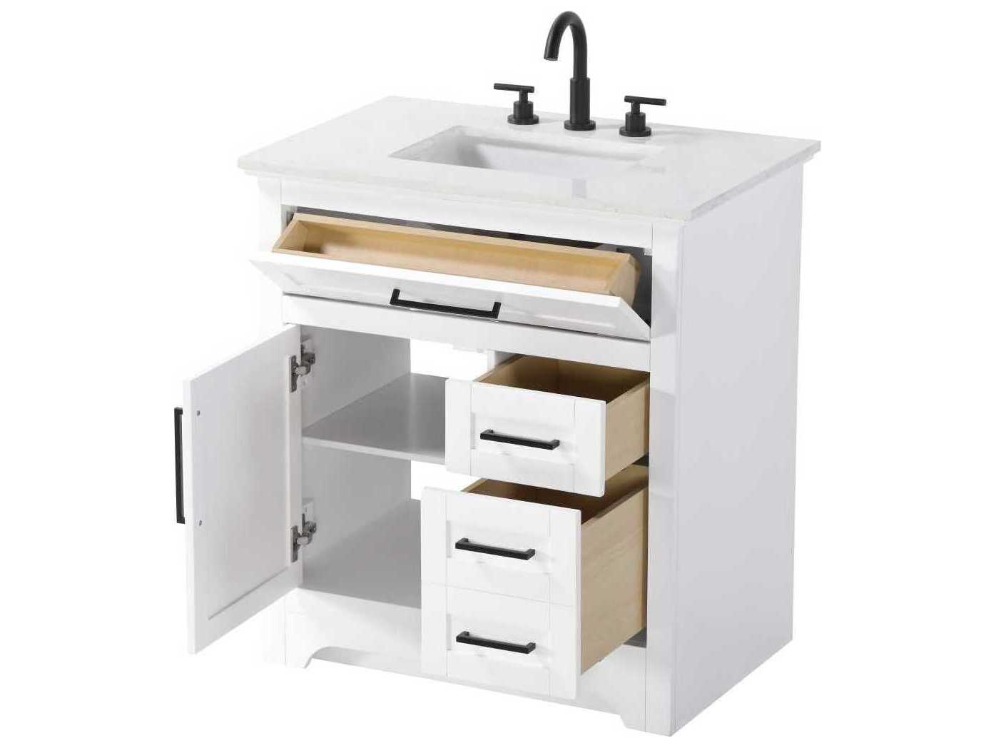 Elegant Lighting Remington 32" White Vanity