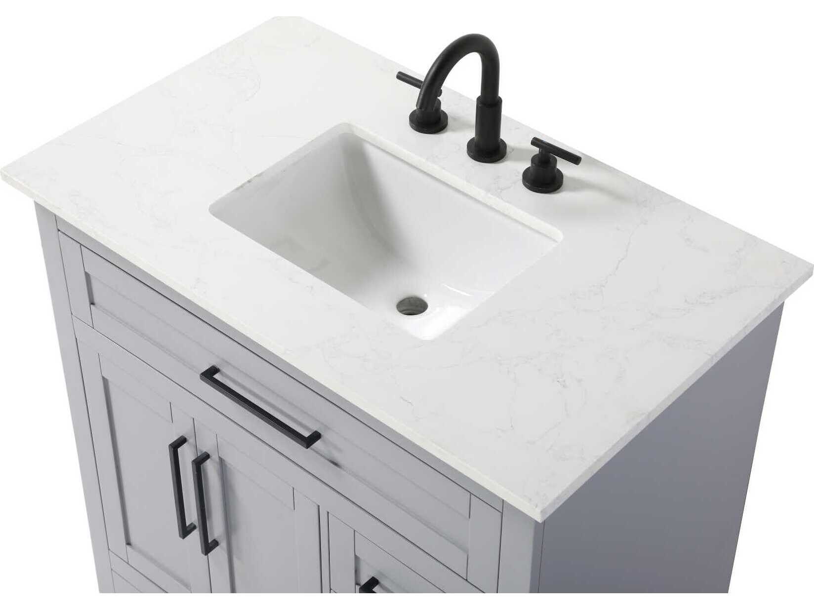 Elegant Lighting Remington 36" Grey Vanity