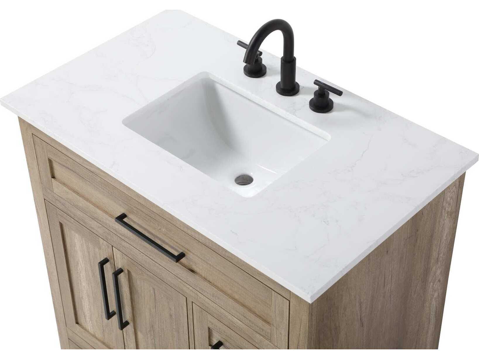 Elegant Lighting Remington 36" Natural Oak Vanity