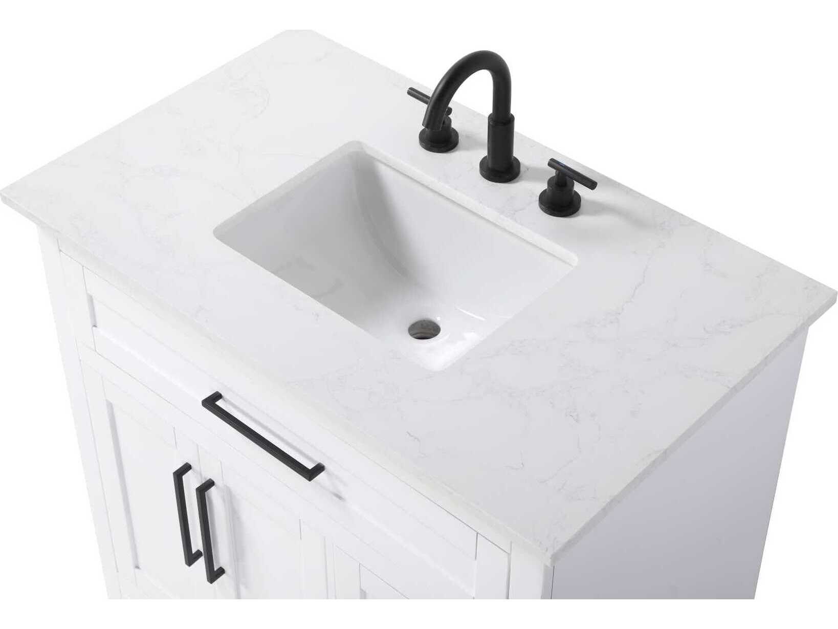 Elegant Lighting Remington 36" White Vanity