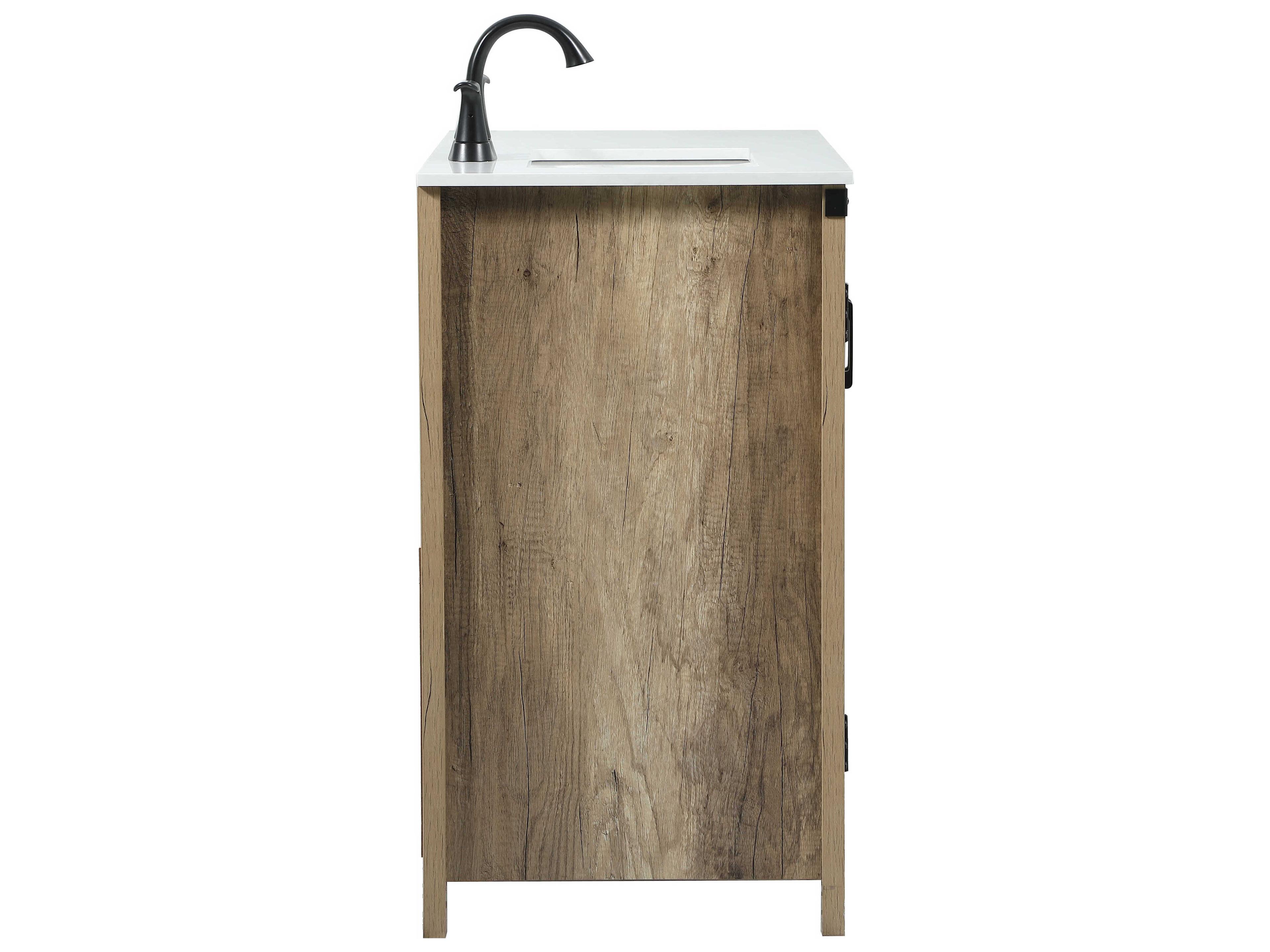 Elegant Lighting Grant Natural Oak 36" Vanity