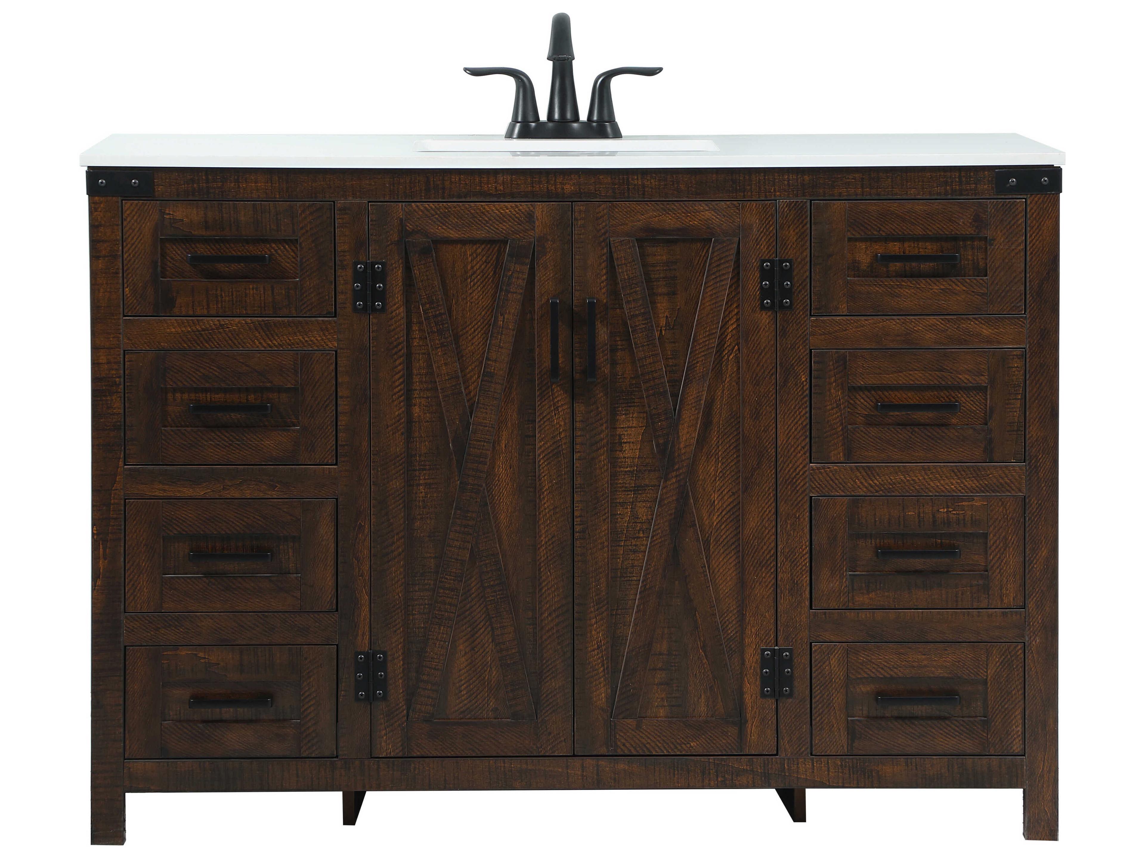 Elegant Lighting Grant Expresso 48" Vanity