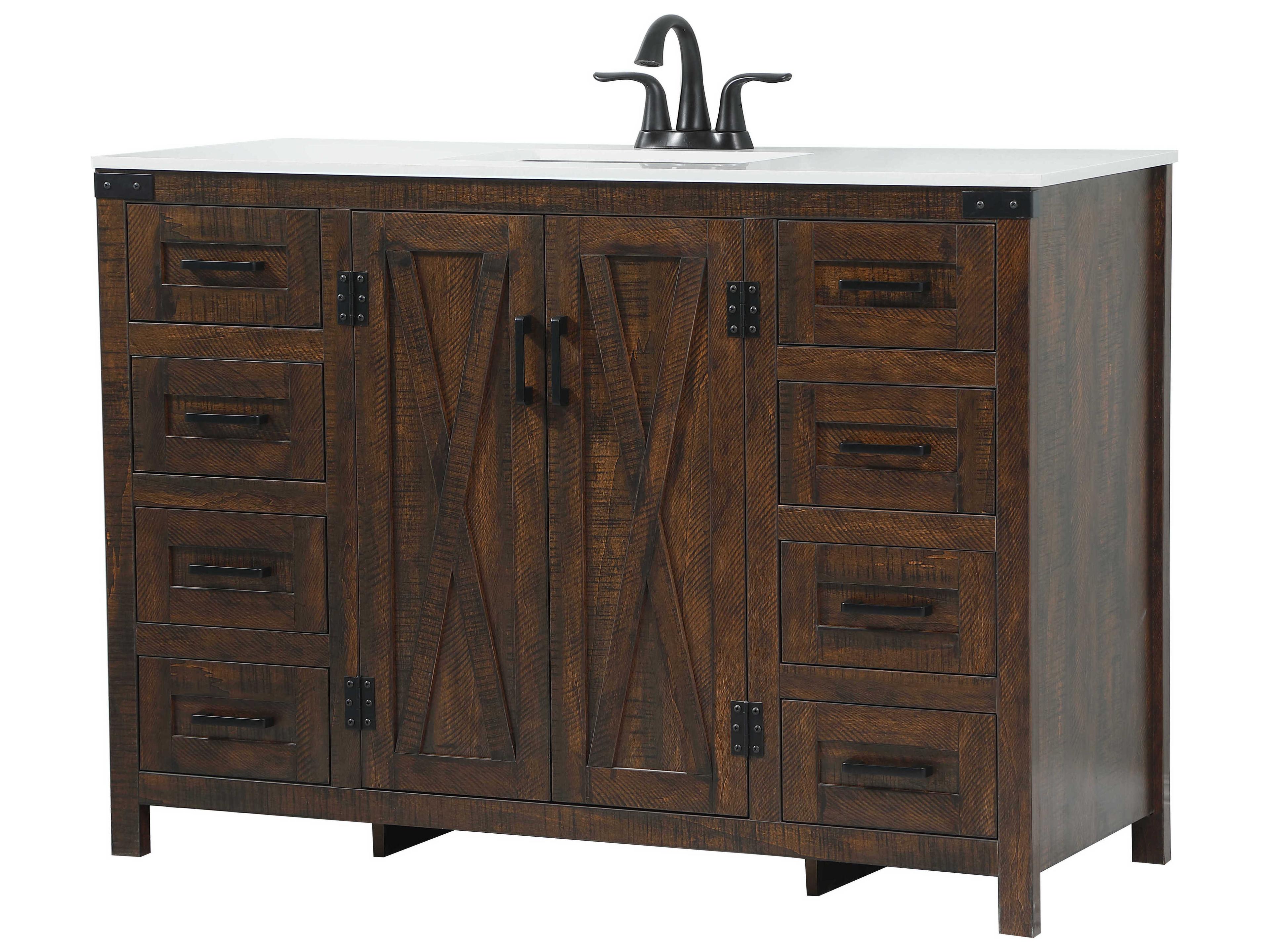 Elegant Lighting Grant Expresso 48" Vanity