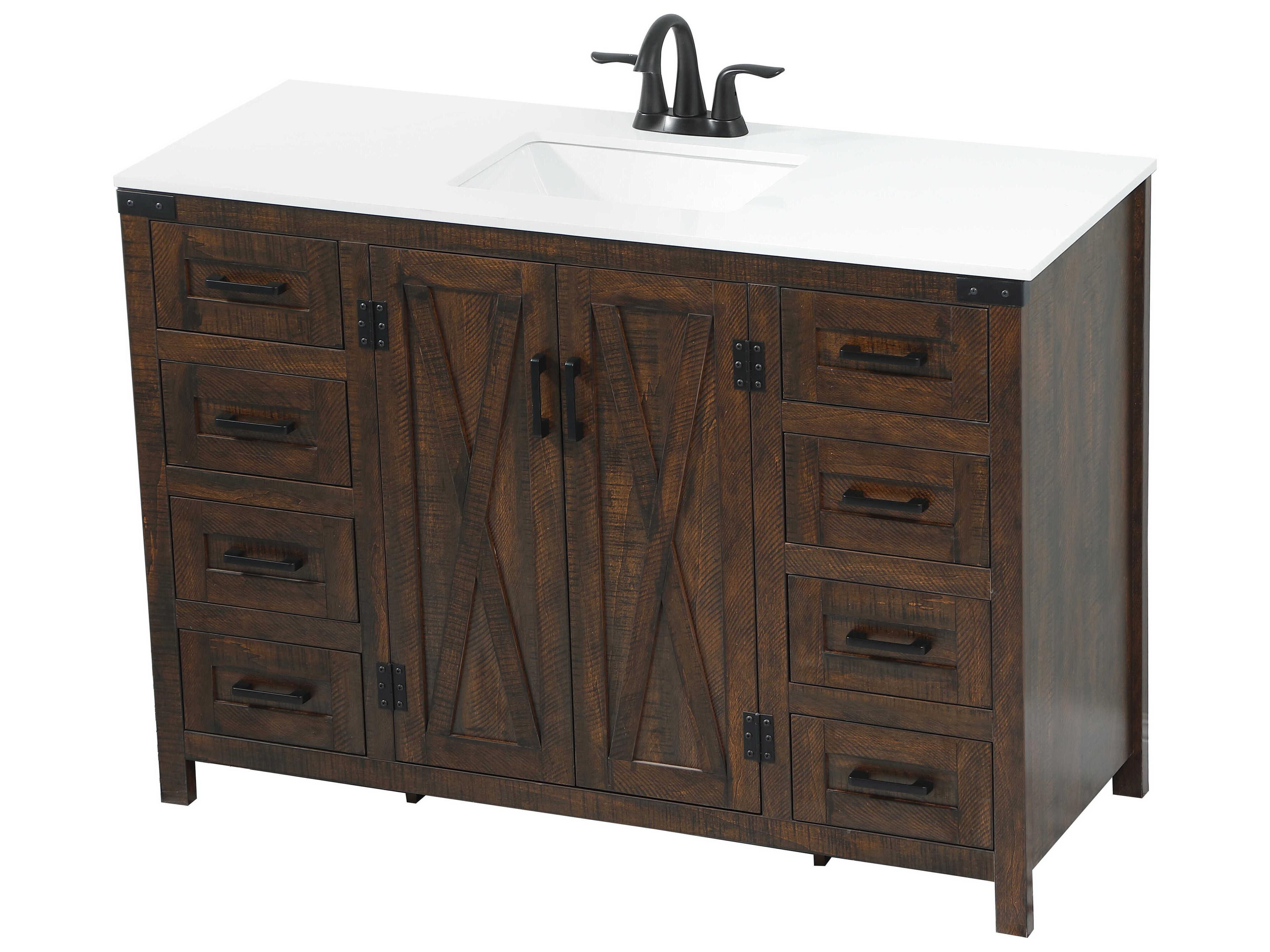Elegant Lighting Grant Expresso 48" Vanity