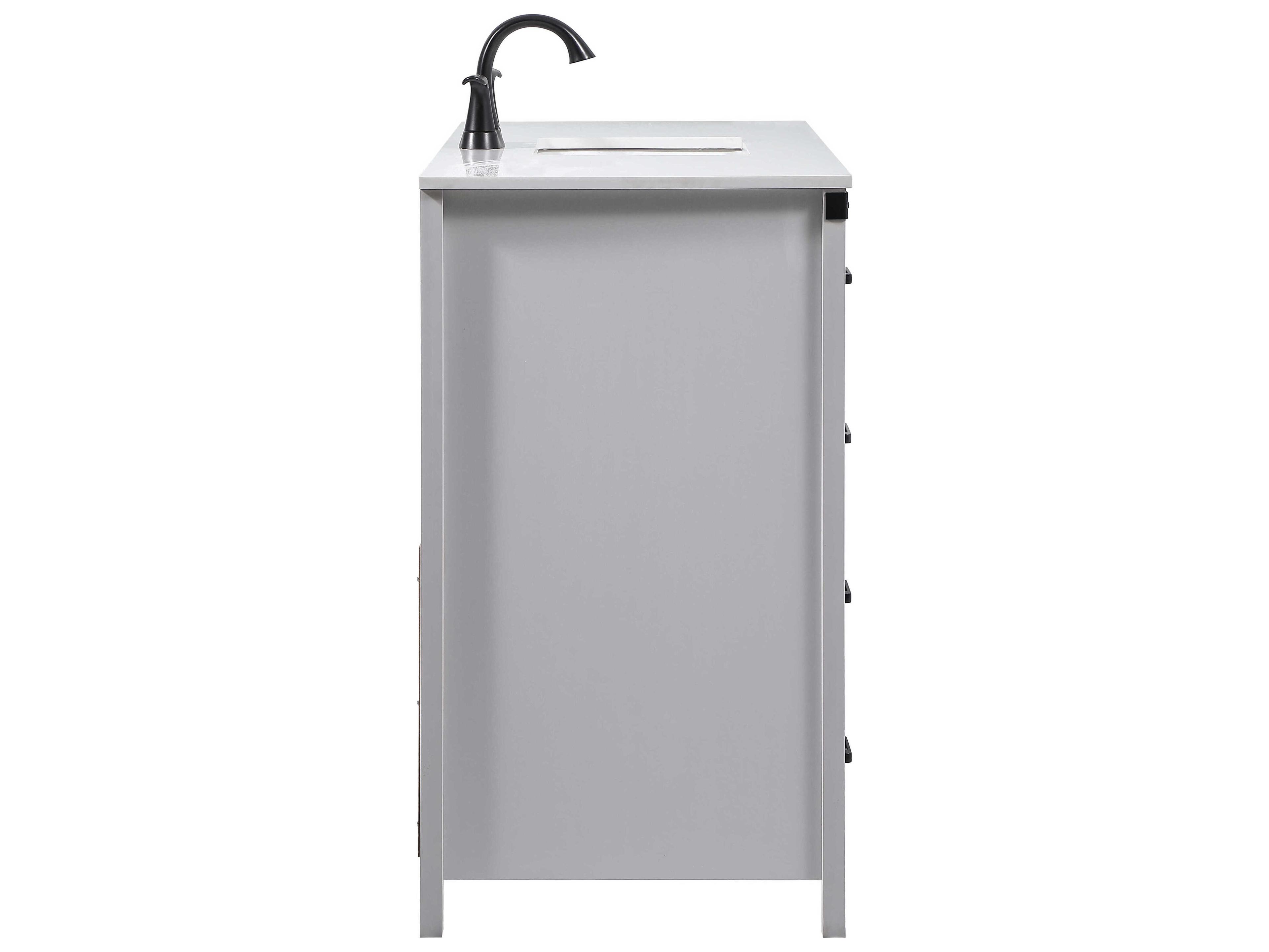 Elegant Lighting Grant Grey 48" Vanity