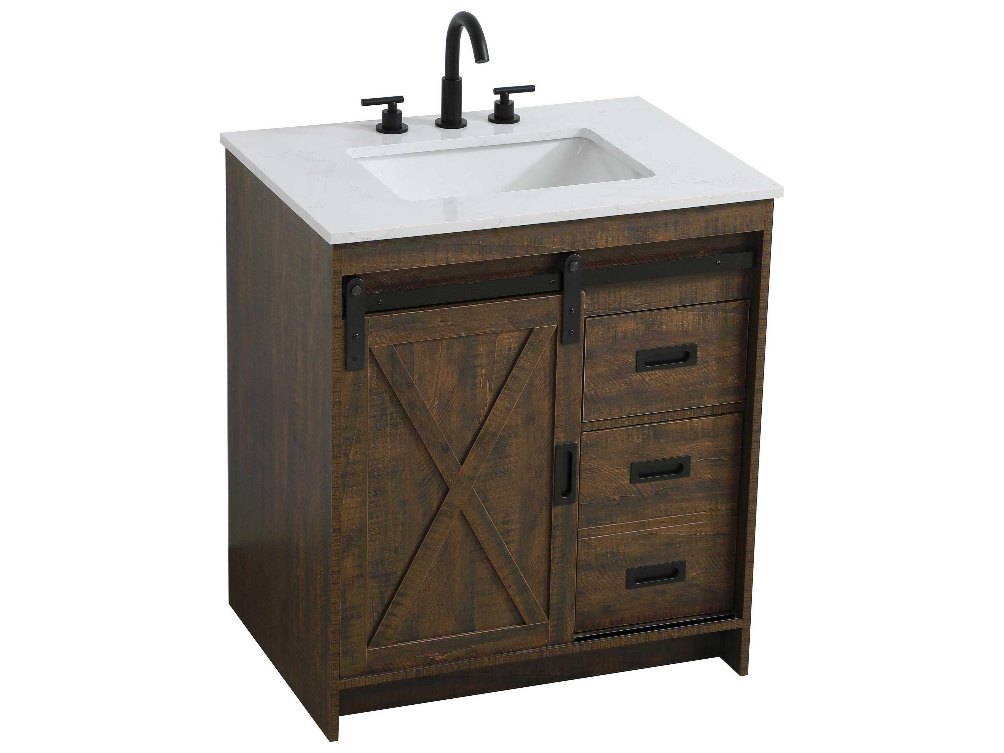 Elegant Lighting Austin Expresso 30" Vanity