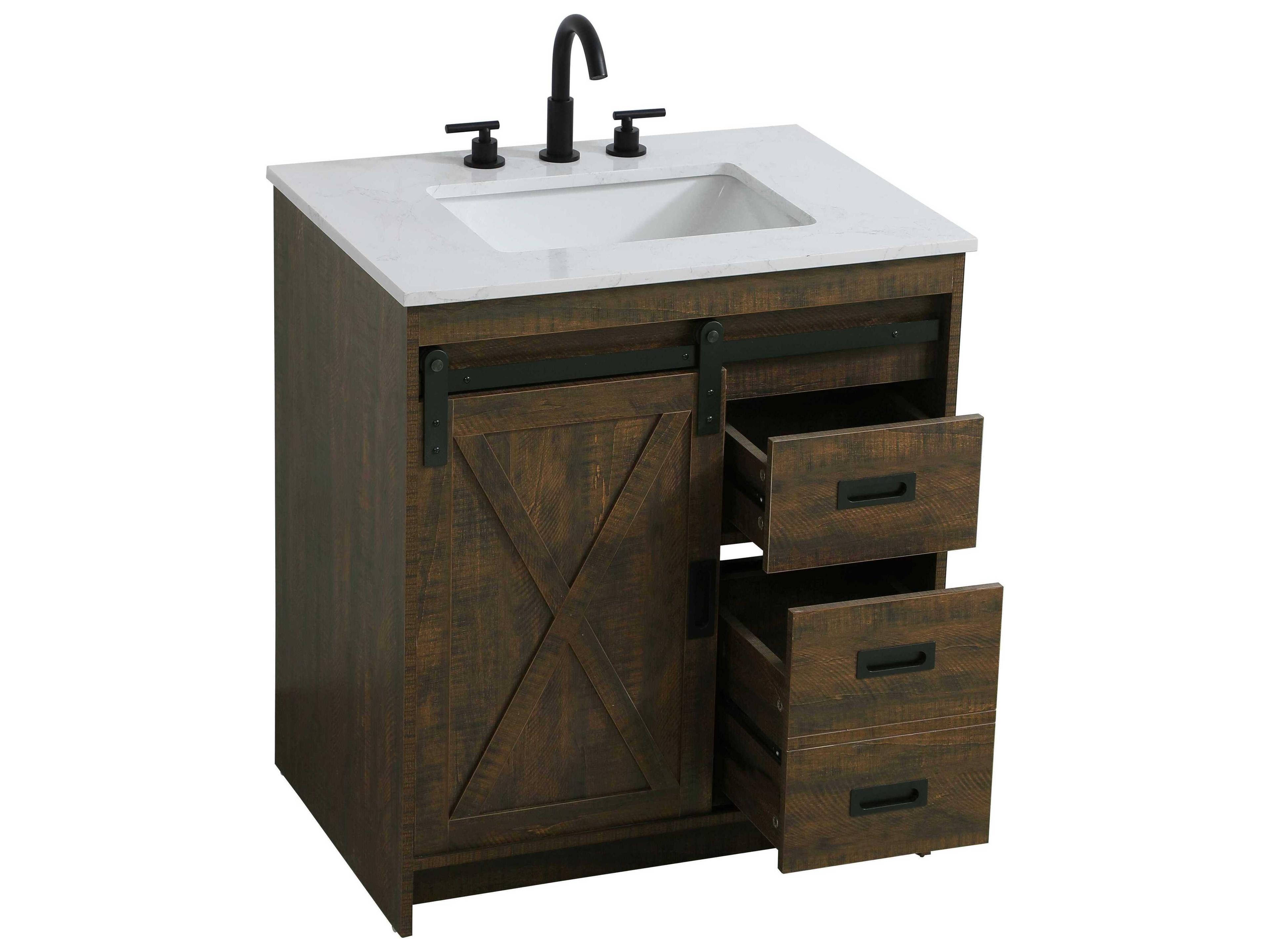 Elegant Lighting Austin Expresso 30" Vanity
