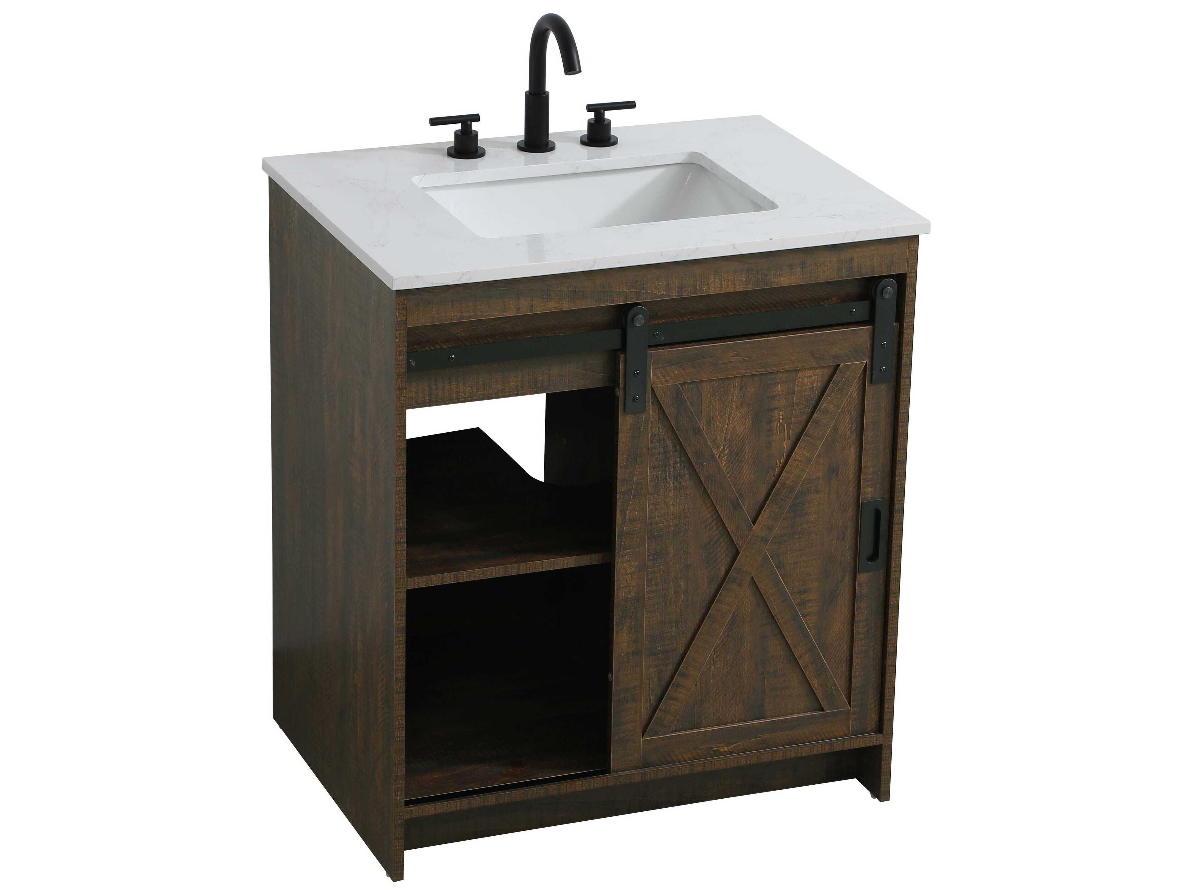 Elegant Lighting Austin Expresso 30" Vanity