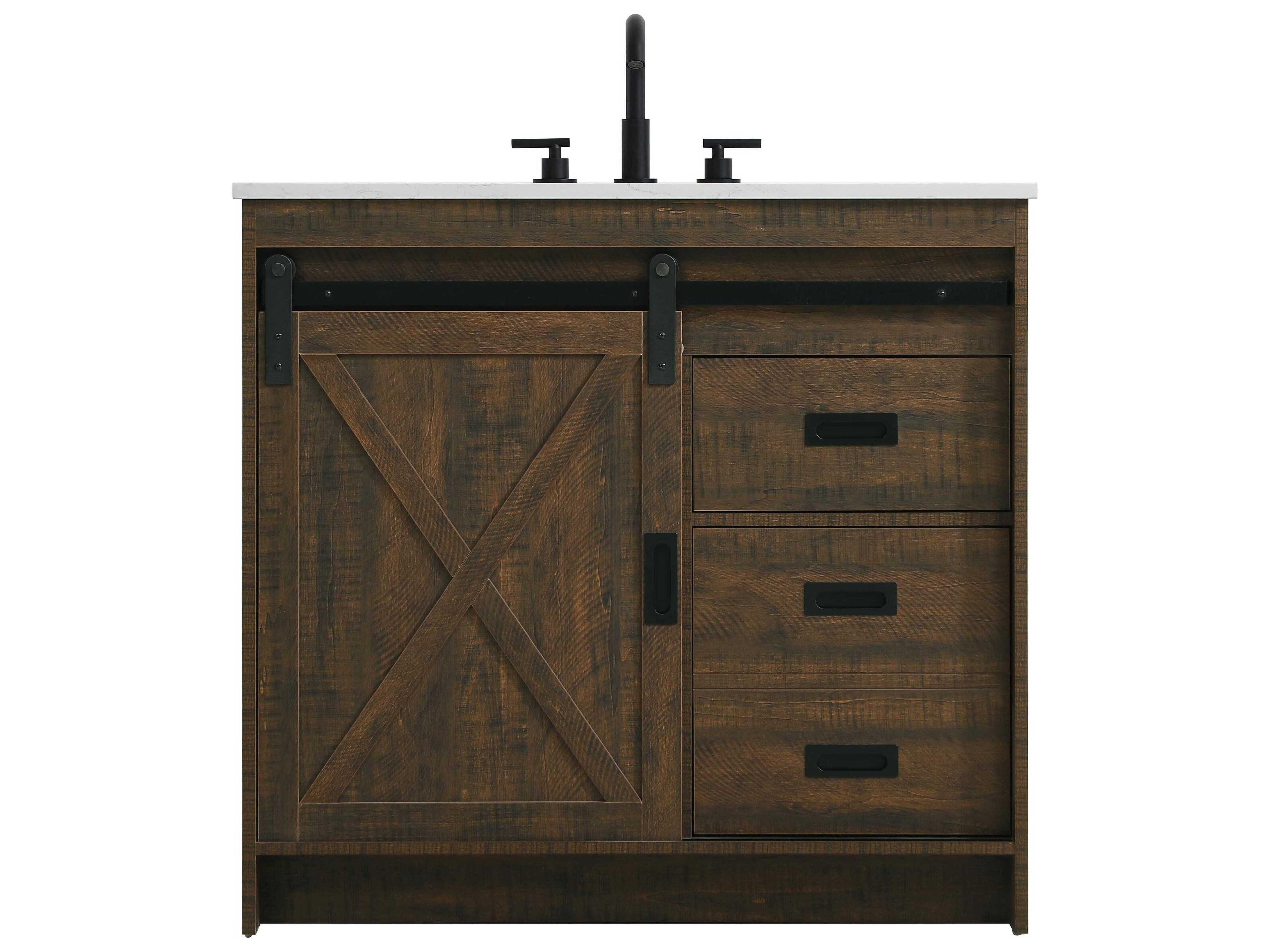 Elegant Lighting Austin Expresso 36" Vanity