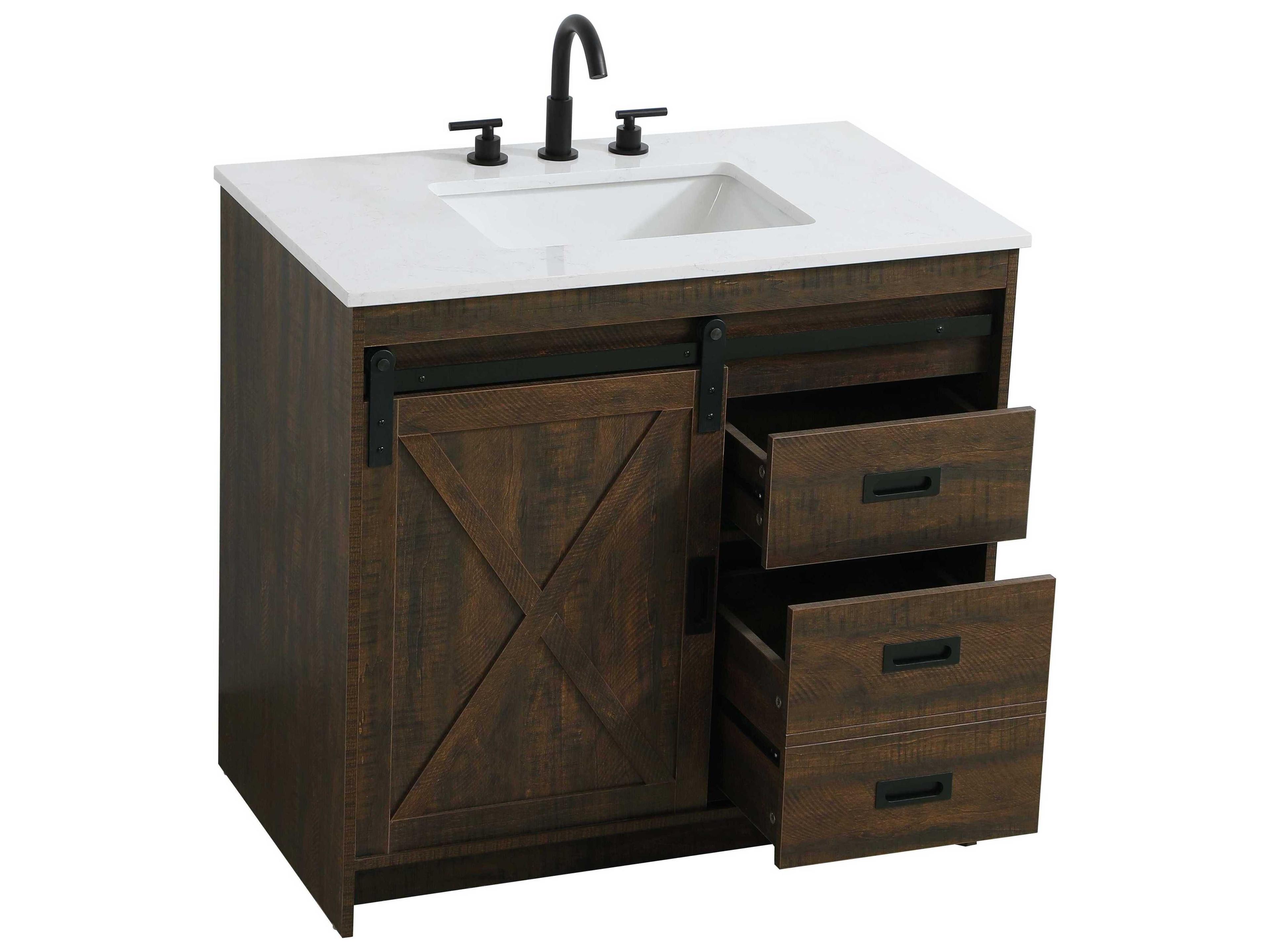 Elegant Lighting Austin Expresso 36" Vanity
