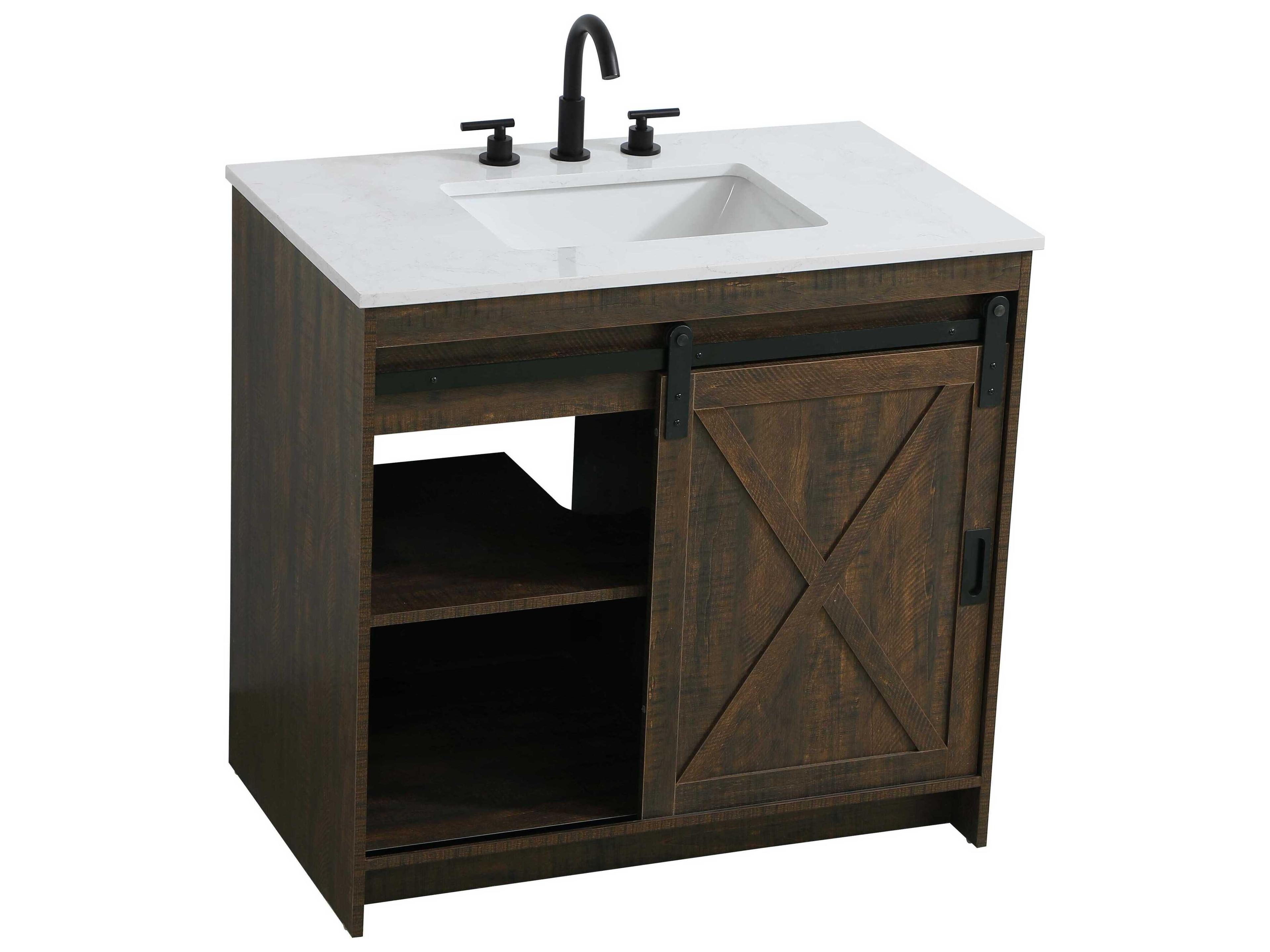 Elegant Lighting Austin Expresso 36" Vanity