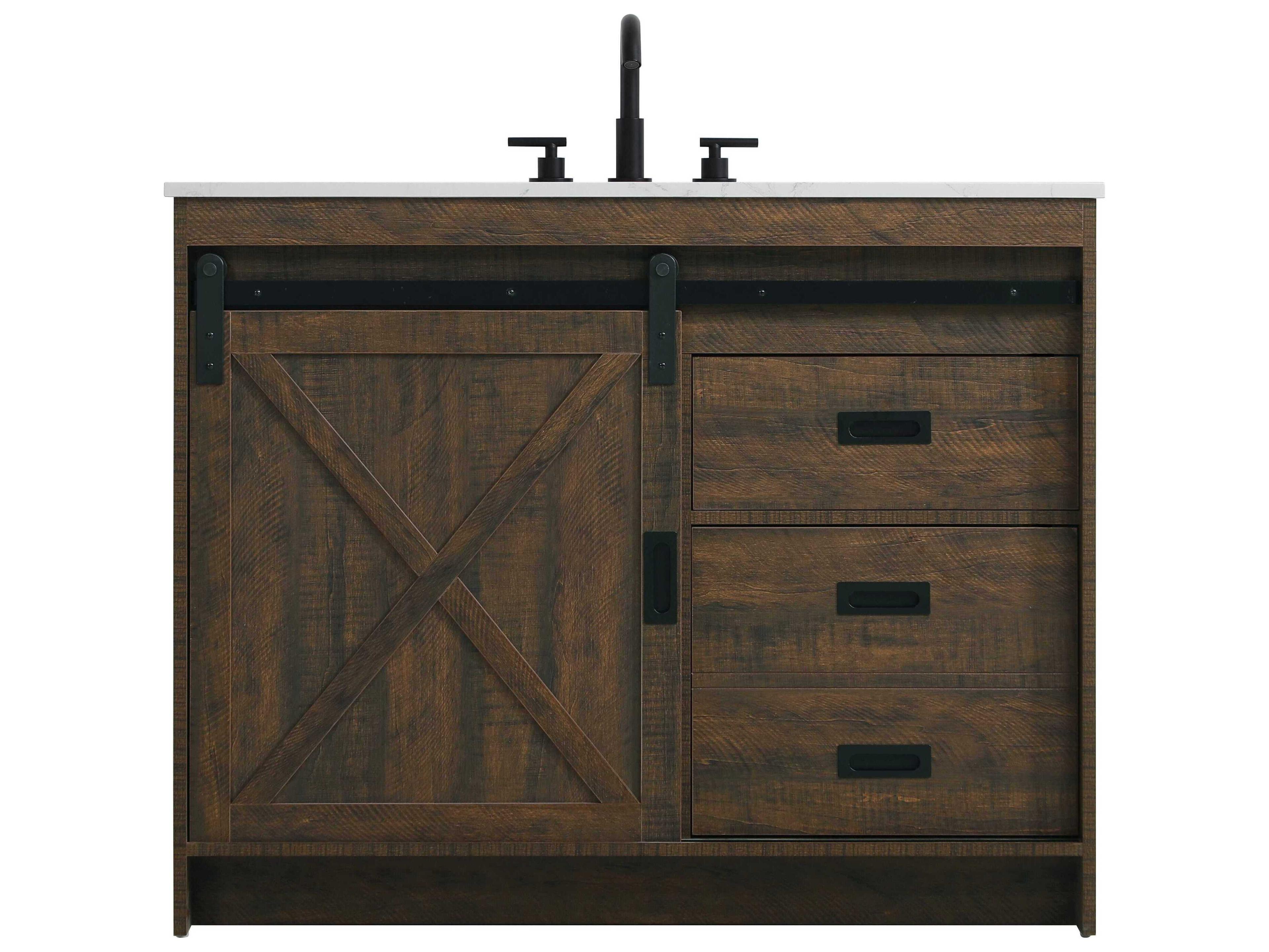 Elegant Lighting Austin Expresso 42" Vanity