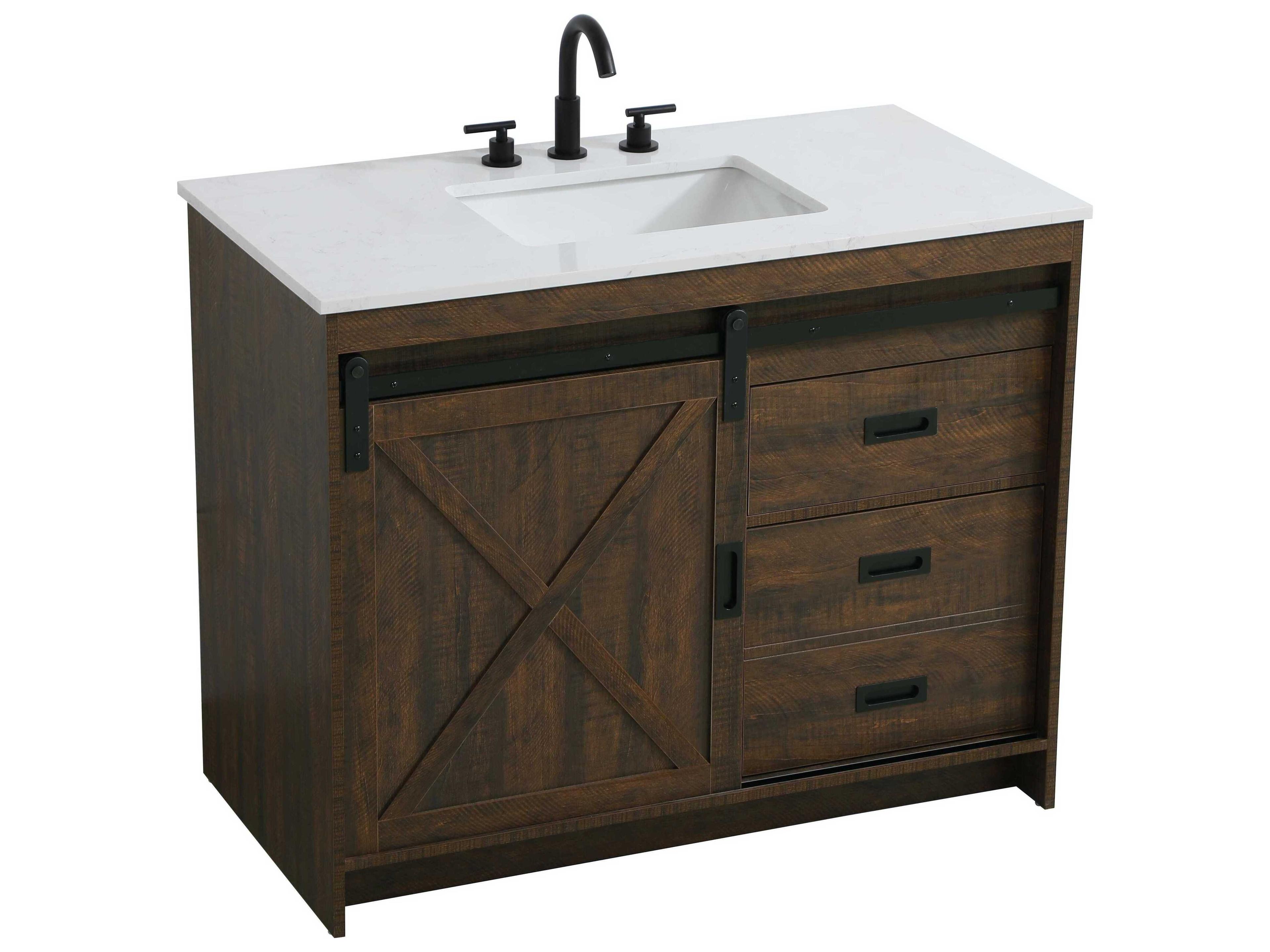 Elegant Lighting Austin Expresso 42" Vanity
