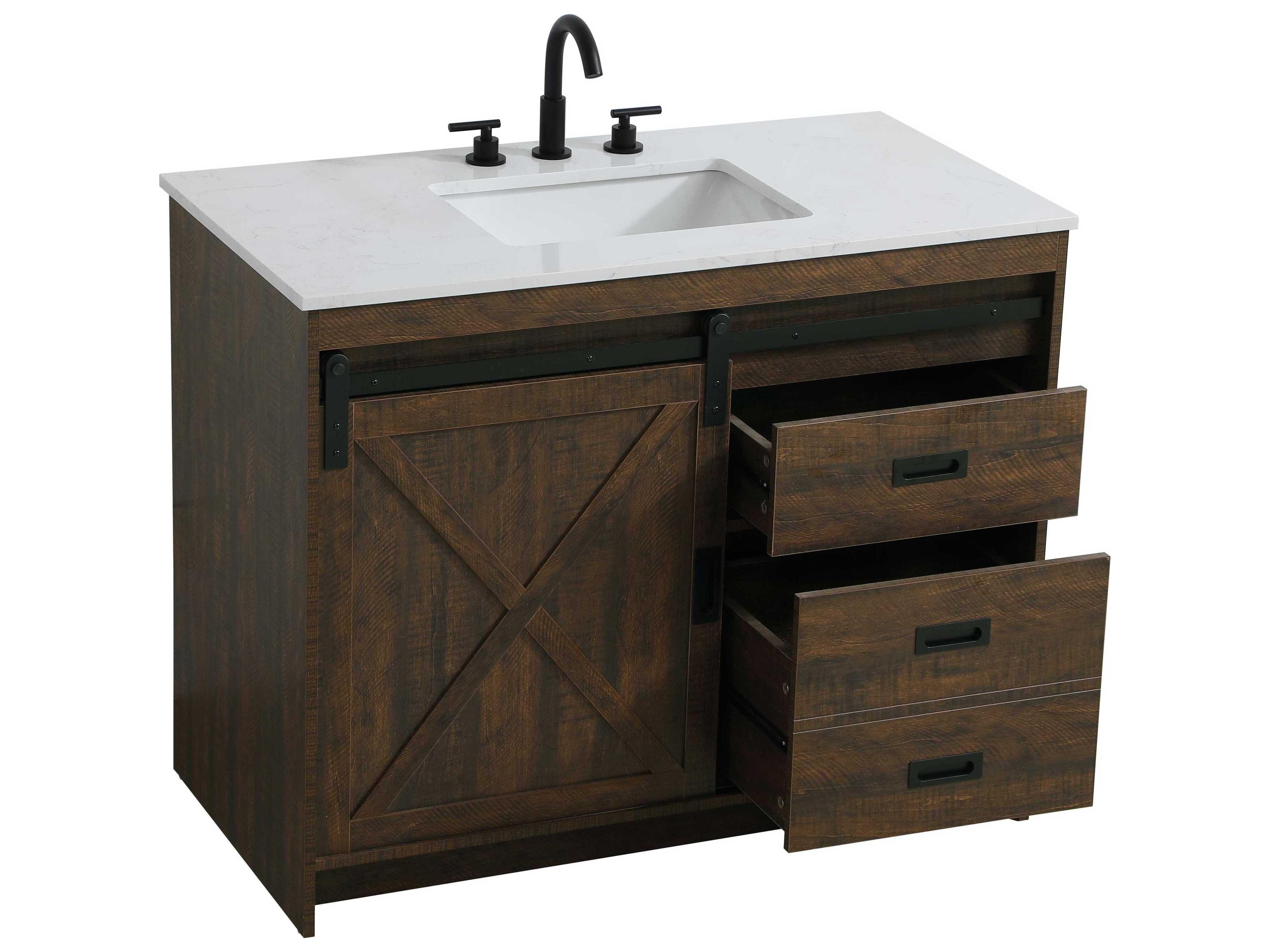Elegant Lighting Austin Expresso 42" Vanity