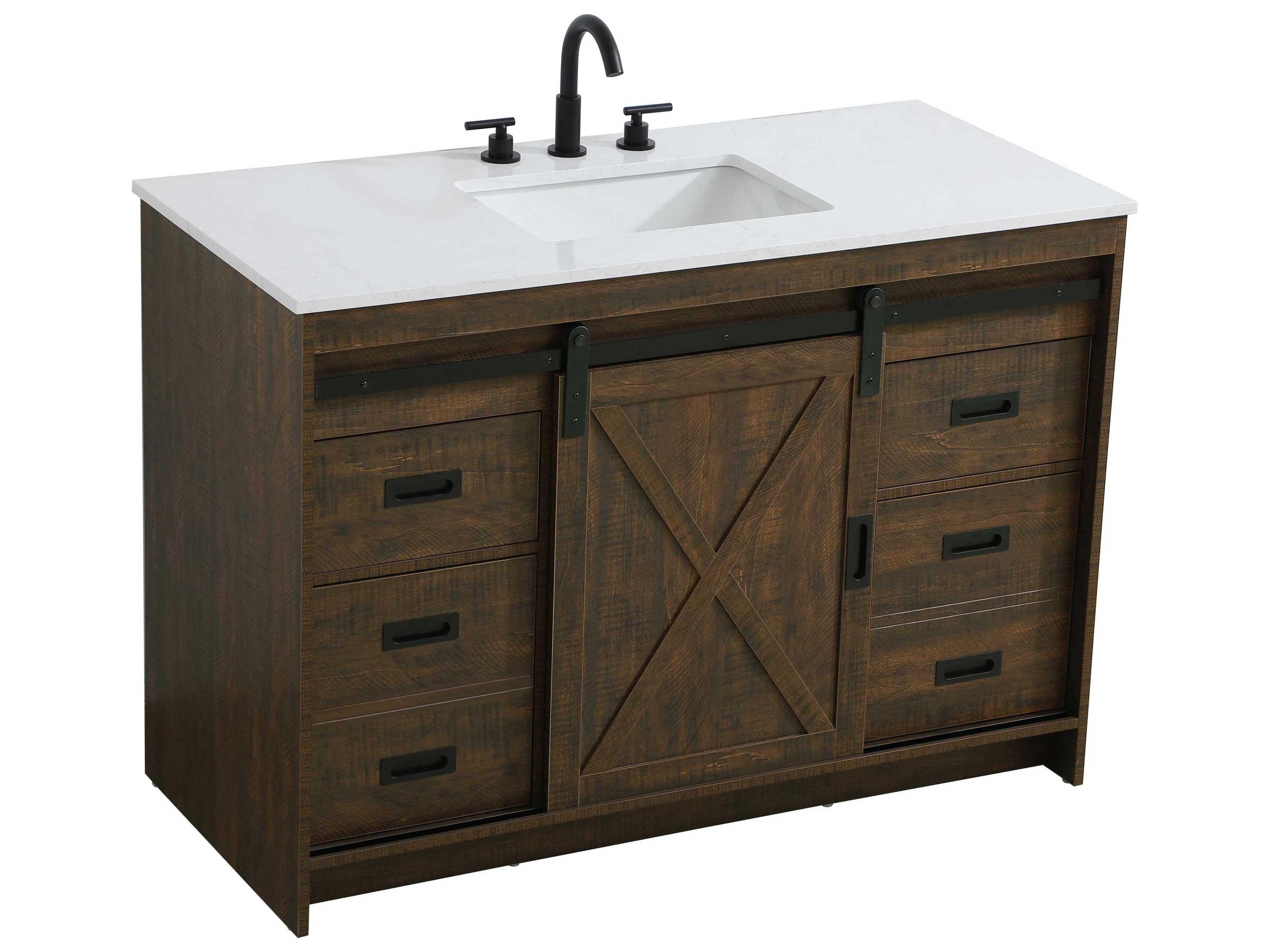 Elegant Lighting Austin Expresso 48" Vanity