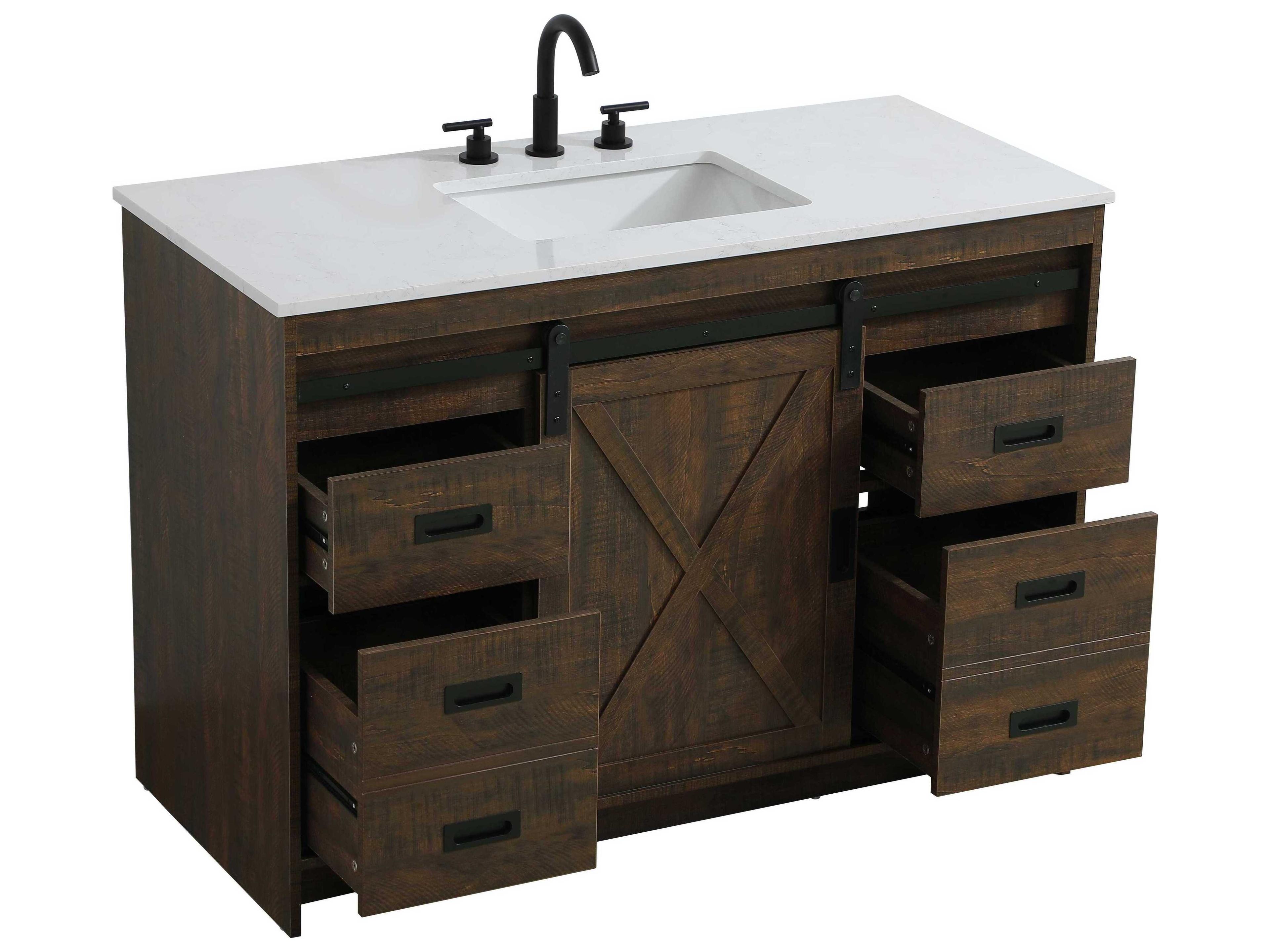 Elegant Lighting Austin Expresso 48" Vanity