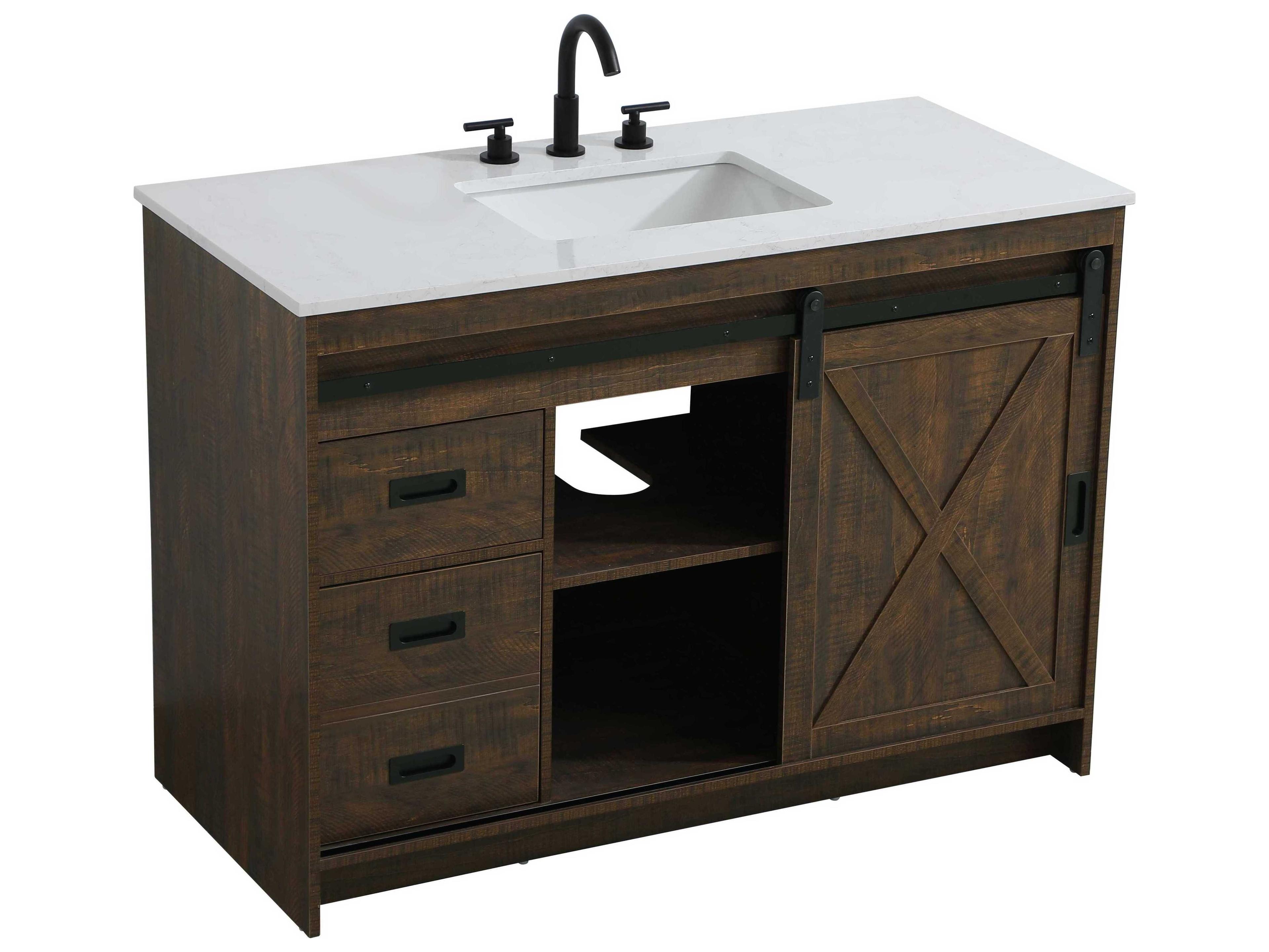 Elegant Lighting Austin Expresso 48" Vanity