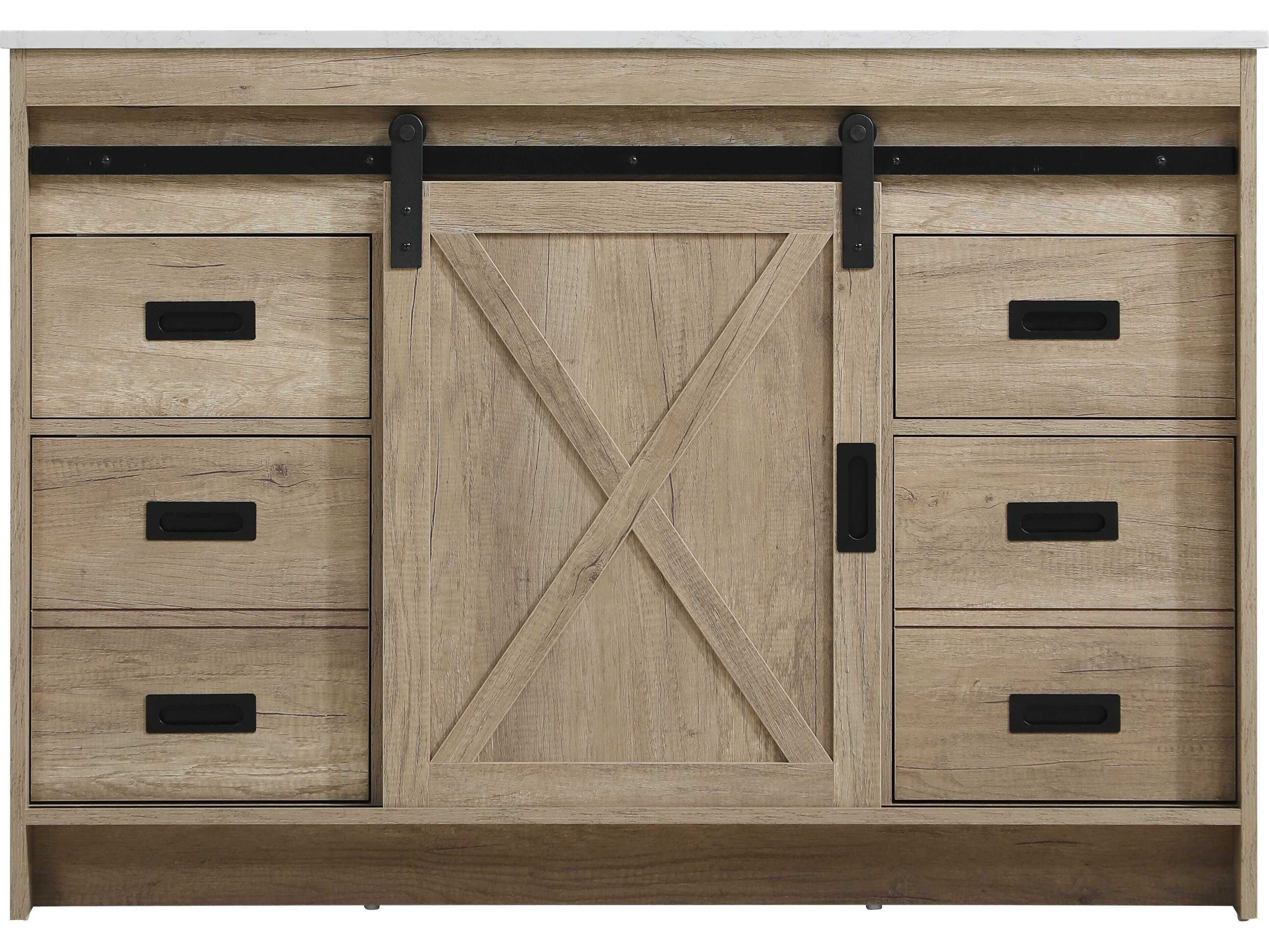 Elegant Lighting Austin Natural Oak 48" Vanity