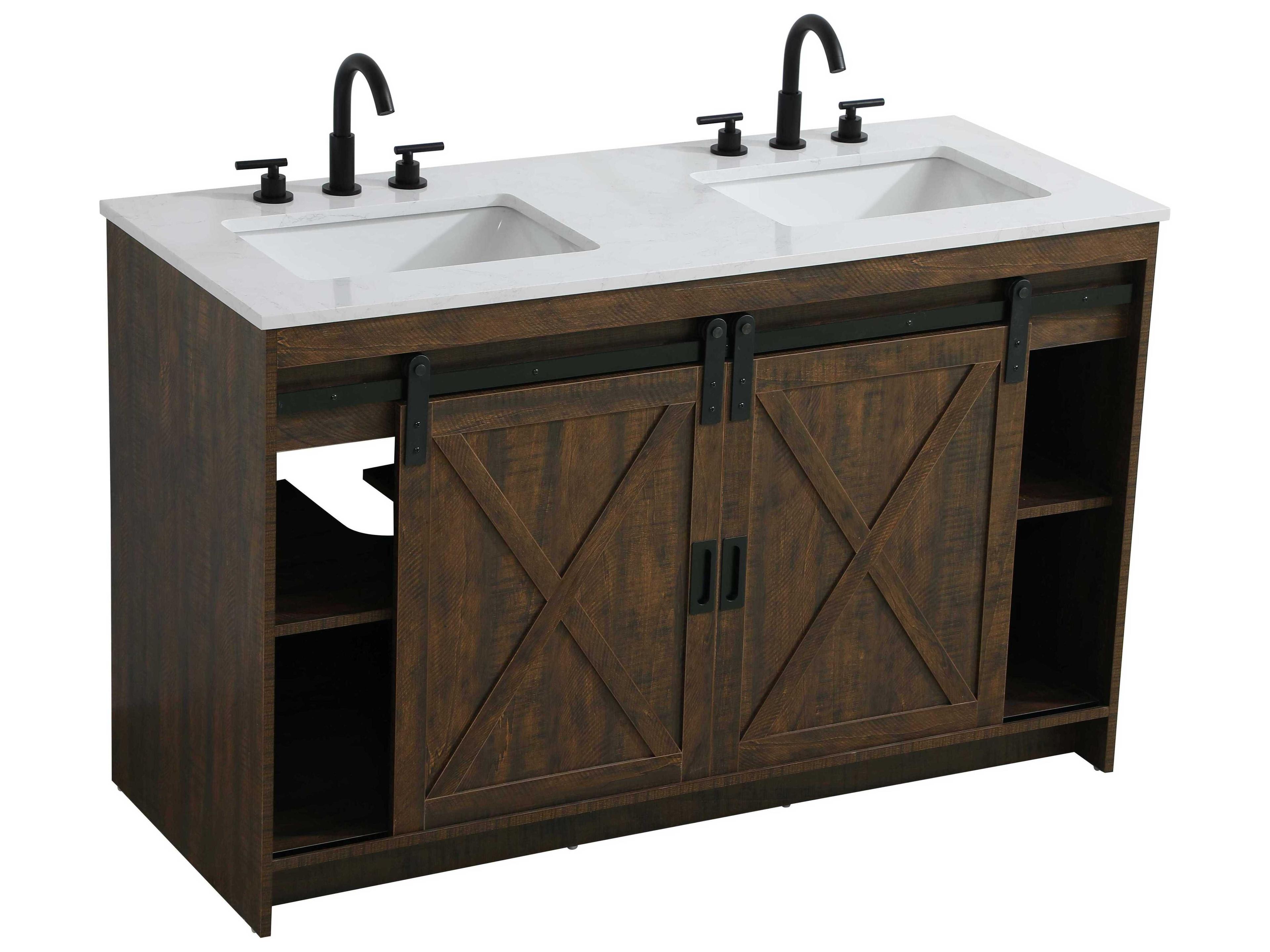 Elegant Lighting Austin Expresso 54" Vanity