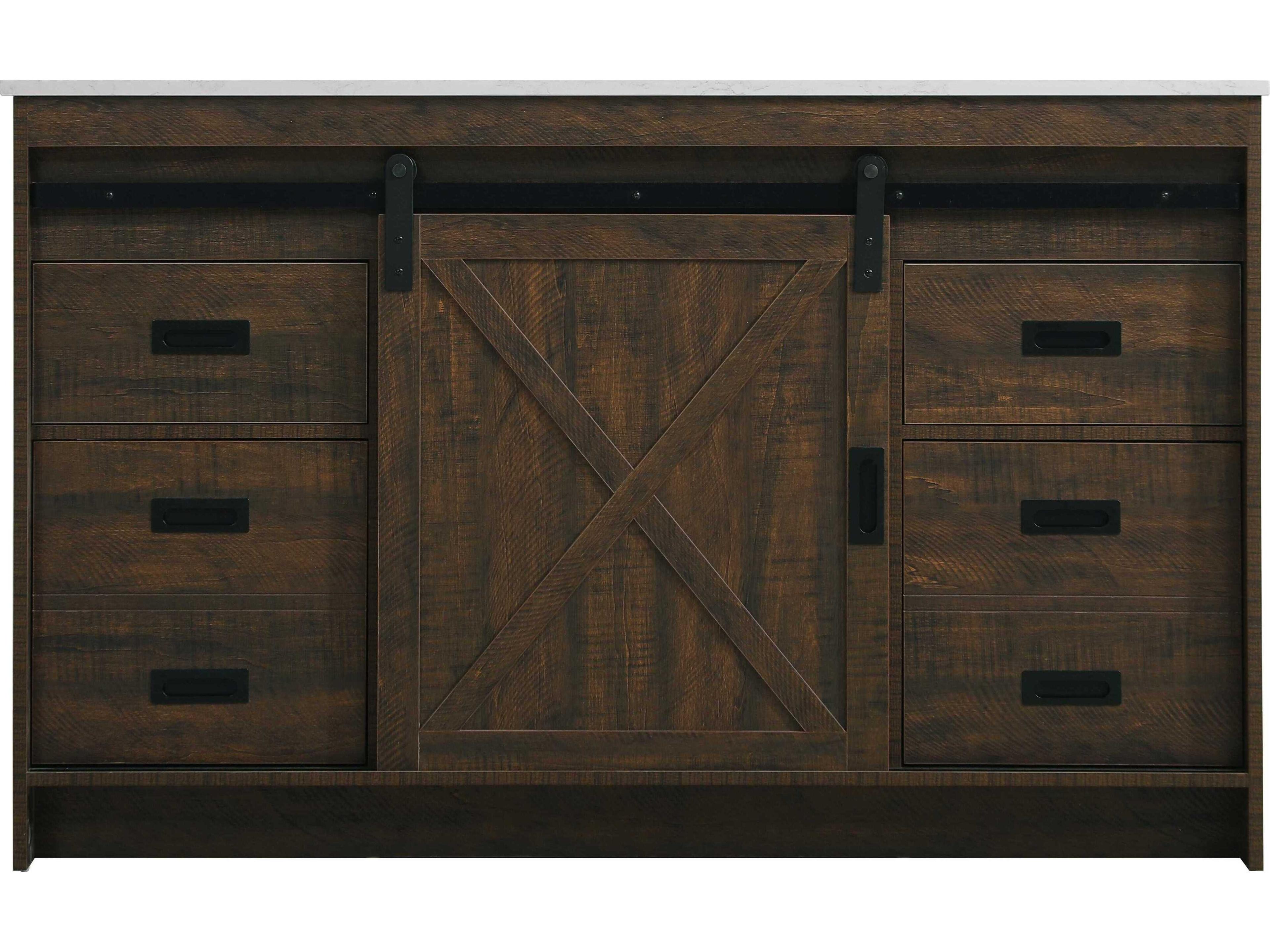 Elegant Lighting Austin Expresso 54" Vanity