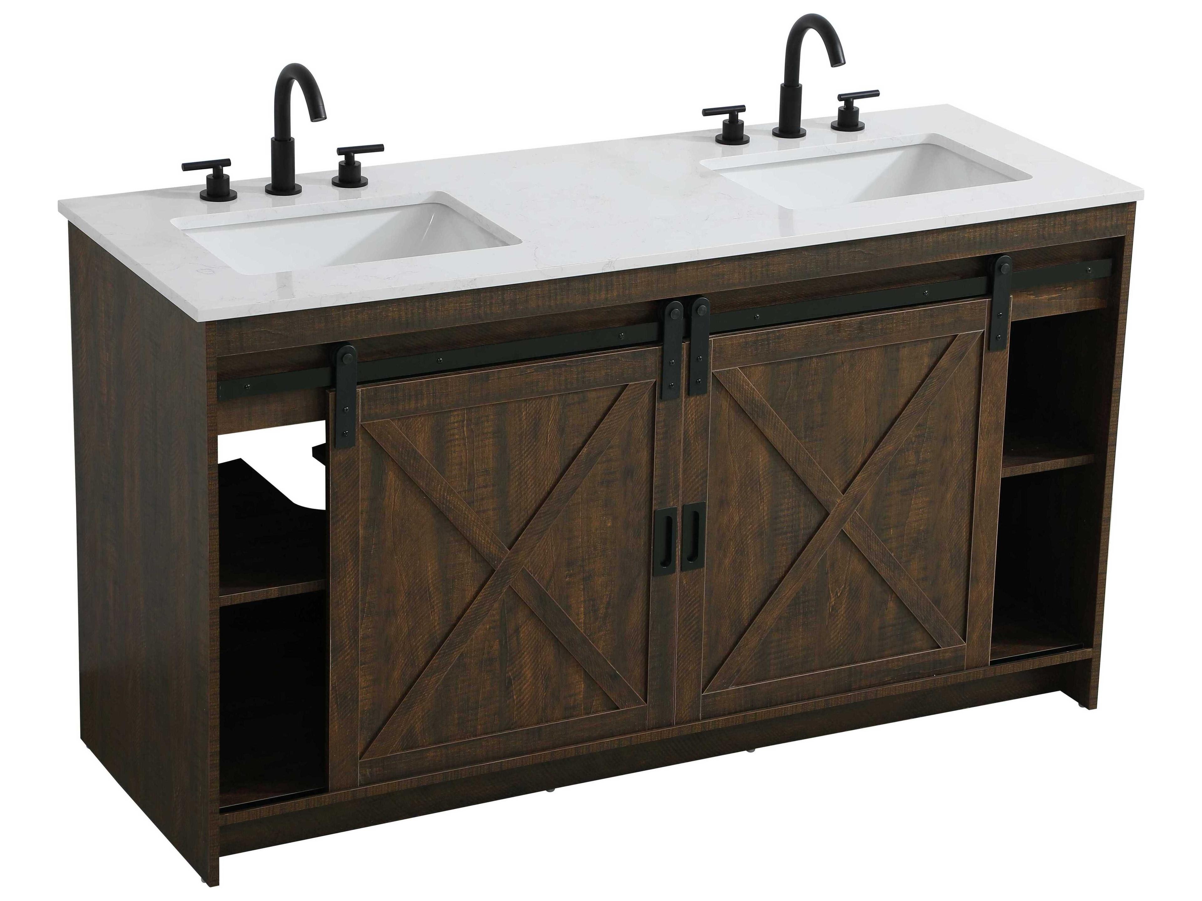 Elegant Lighting Austin Expresso 60" Vanity