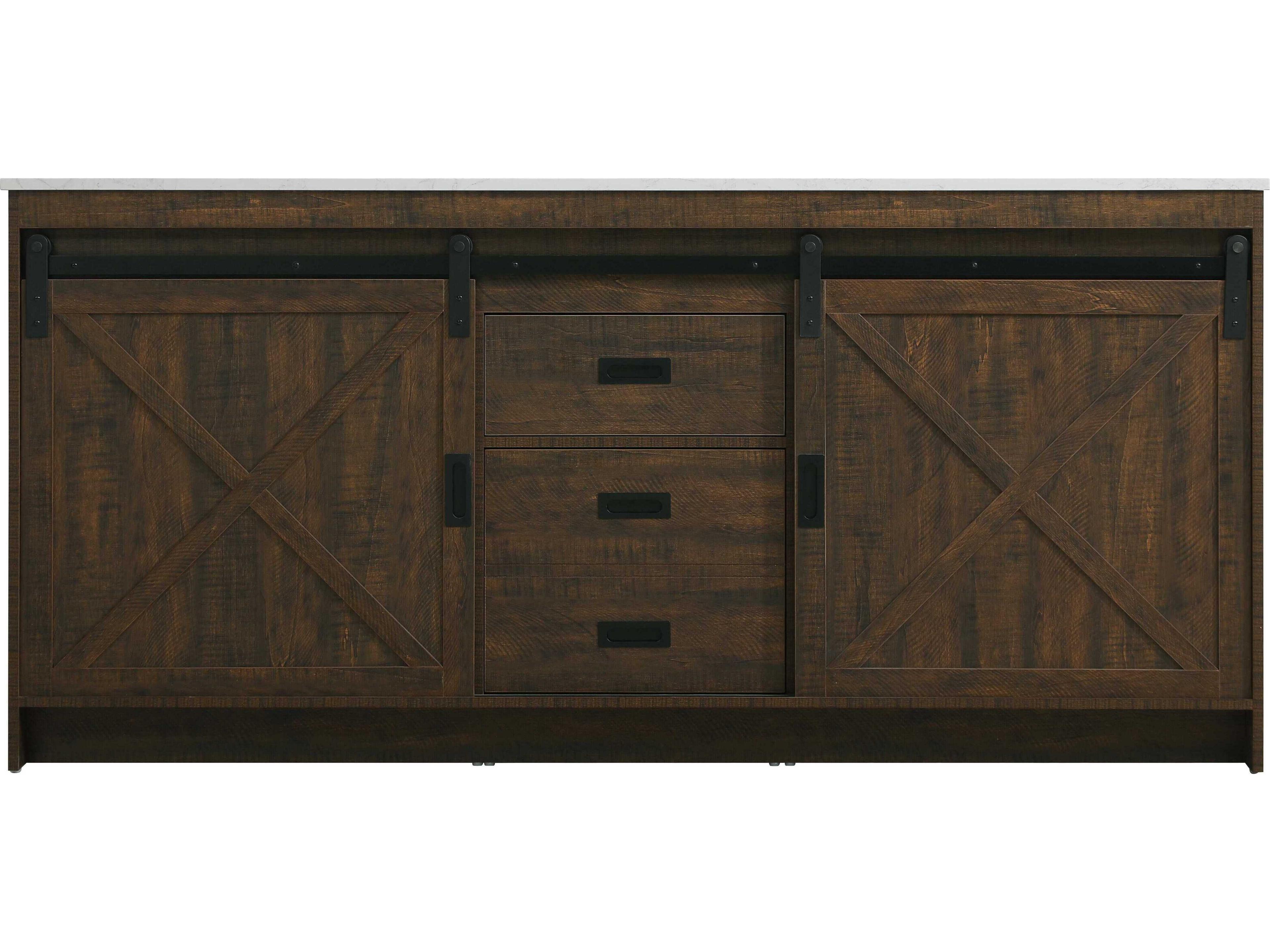 Elegant Lighting Austin Expresso 72" Vanity