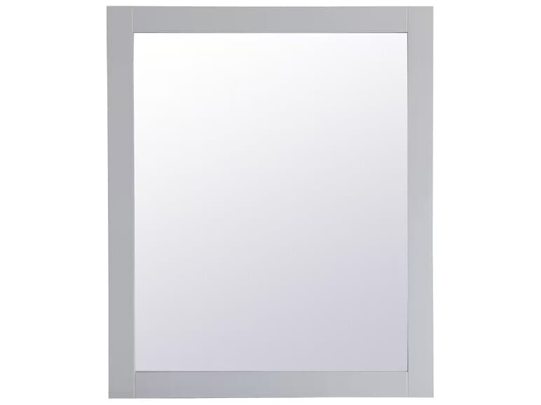 Elegant Lighting Aqua Grey Rectangular Wall Mirror