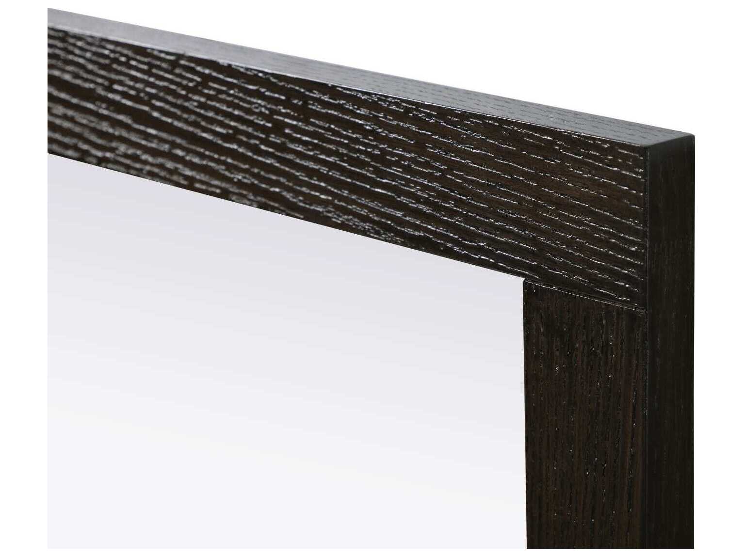 Elegant Lighting Norah Chocolate Oak Square Wall Mirror