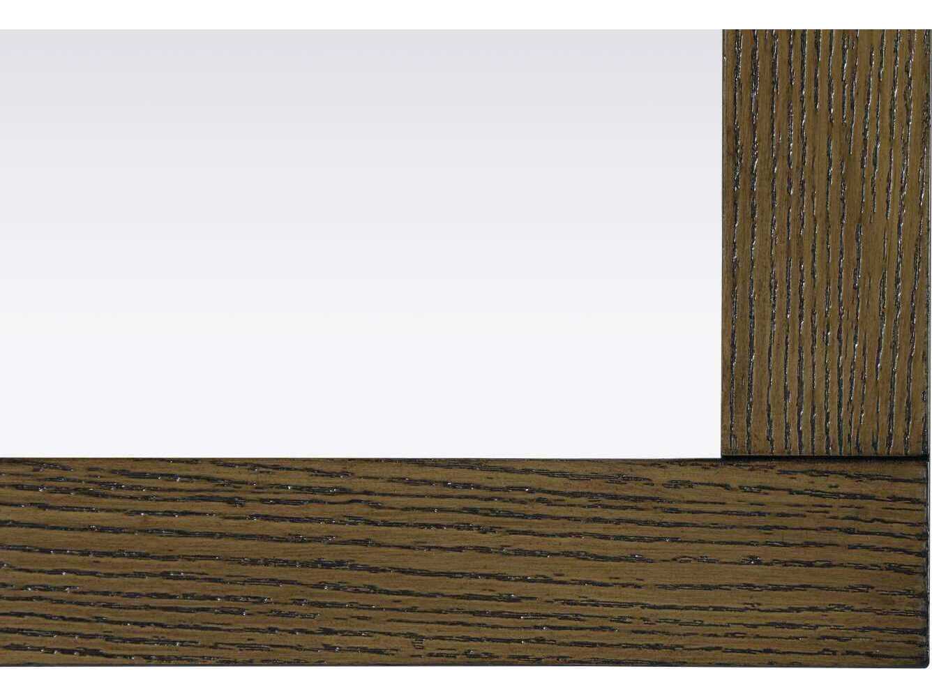 Elegant Lighting Norah Hazel Oak Square Wall Mirror