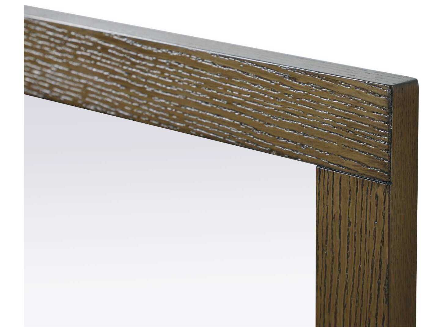 Elegant Lighting Norah Hazel Oak Square Wall Mirror