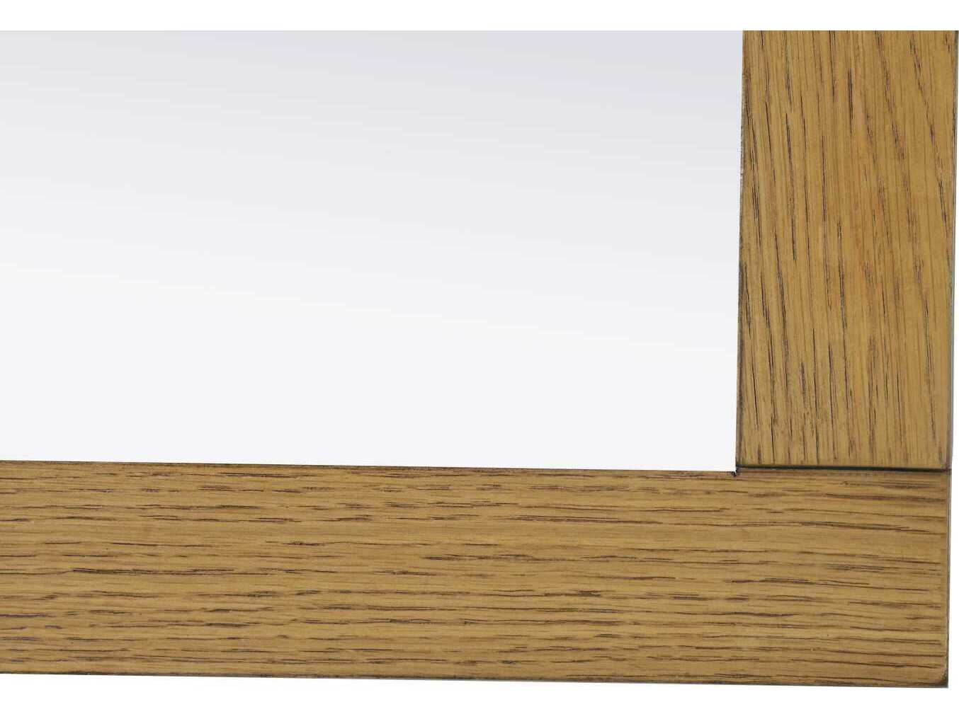 Elegant Lighting Norah Honey Teak Square Wall Mirror