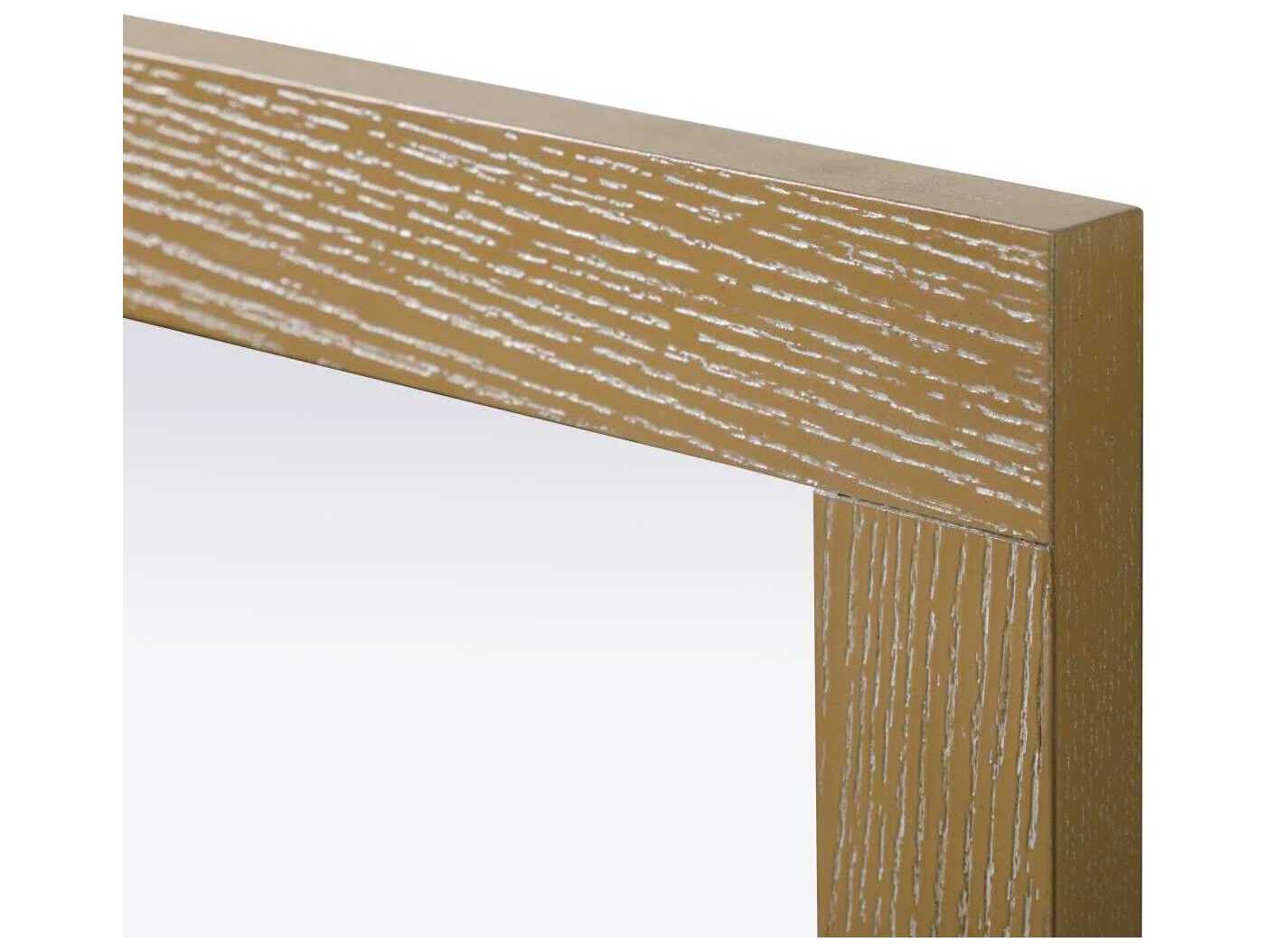 Elegant Lighting Norah Linen Oak Square Wall Mirror