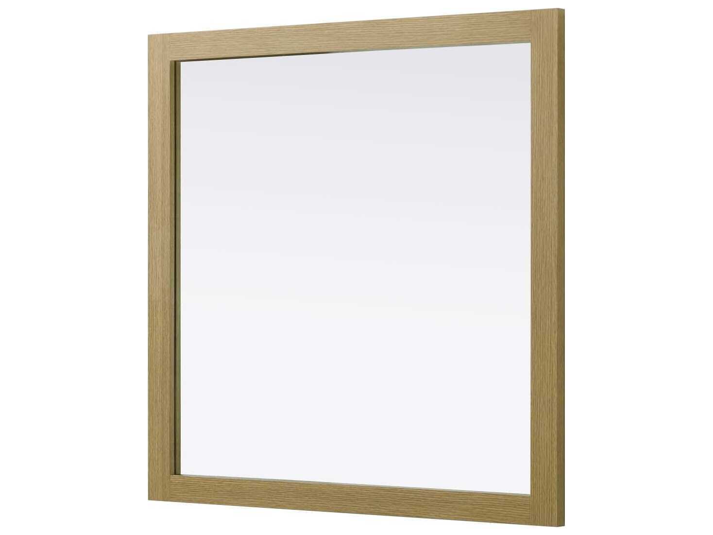 Elegant Lighting Norah Honey Brown Square Wall Mirror