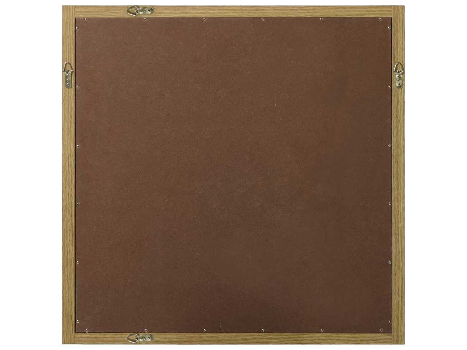 Elegant Lighting Norah Honey Brown Square Wall Mirror