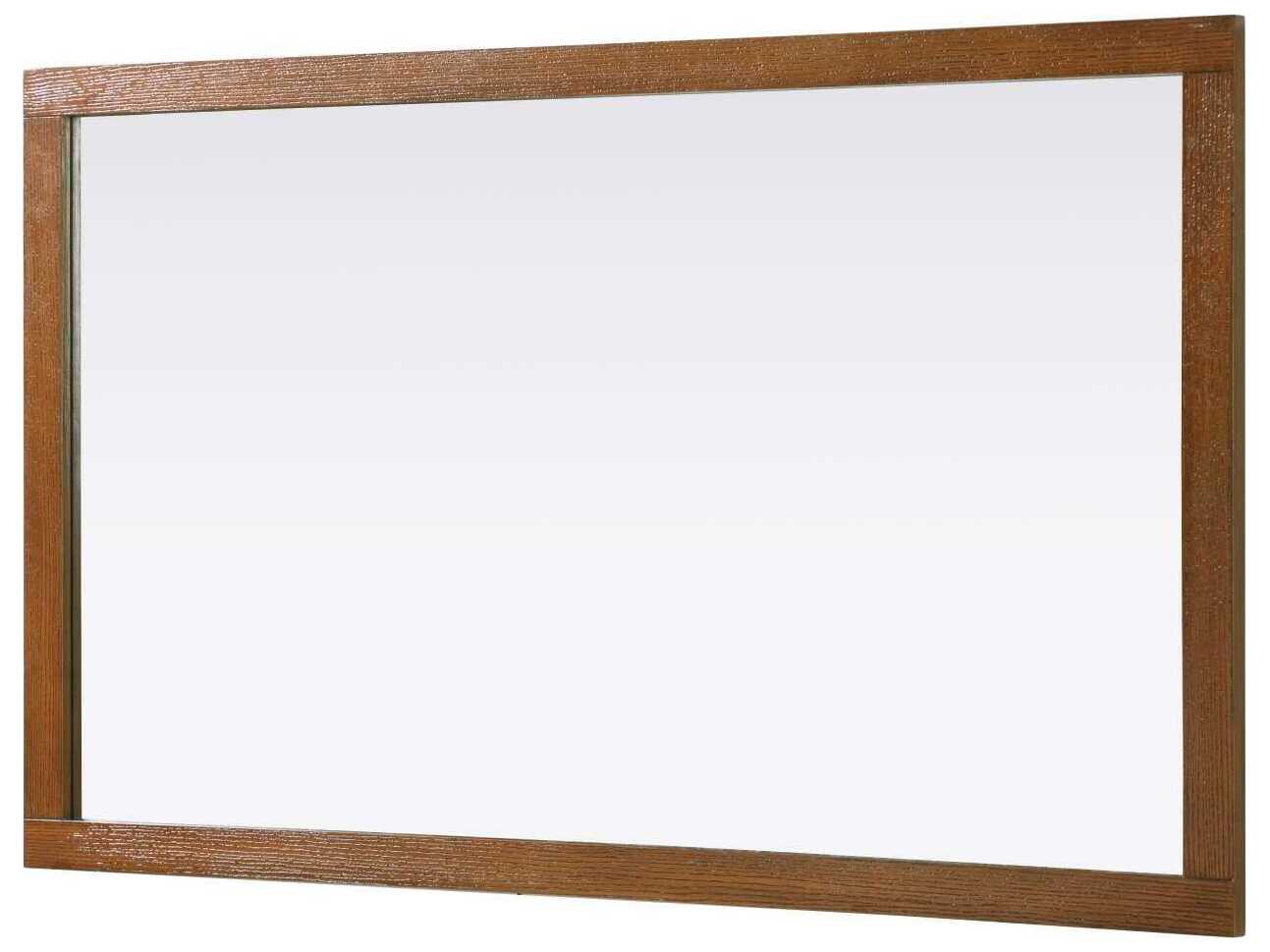 Elegant Lighting Norah Brandy Walnut Rectangular Wall Mirror