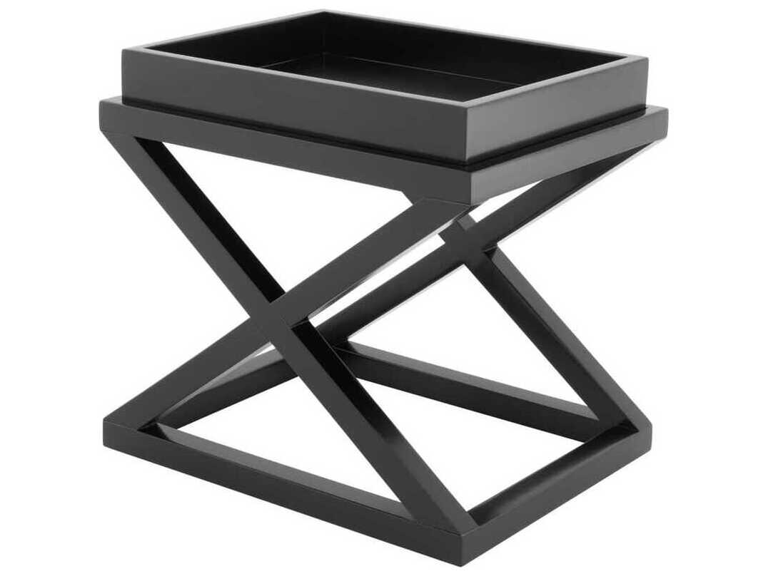 Eichholtz Mcarthur Waxed Black Side Table