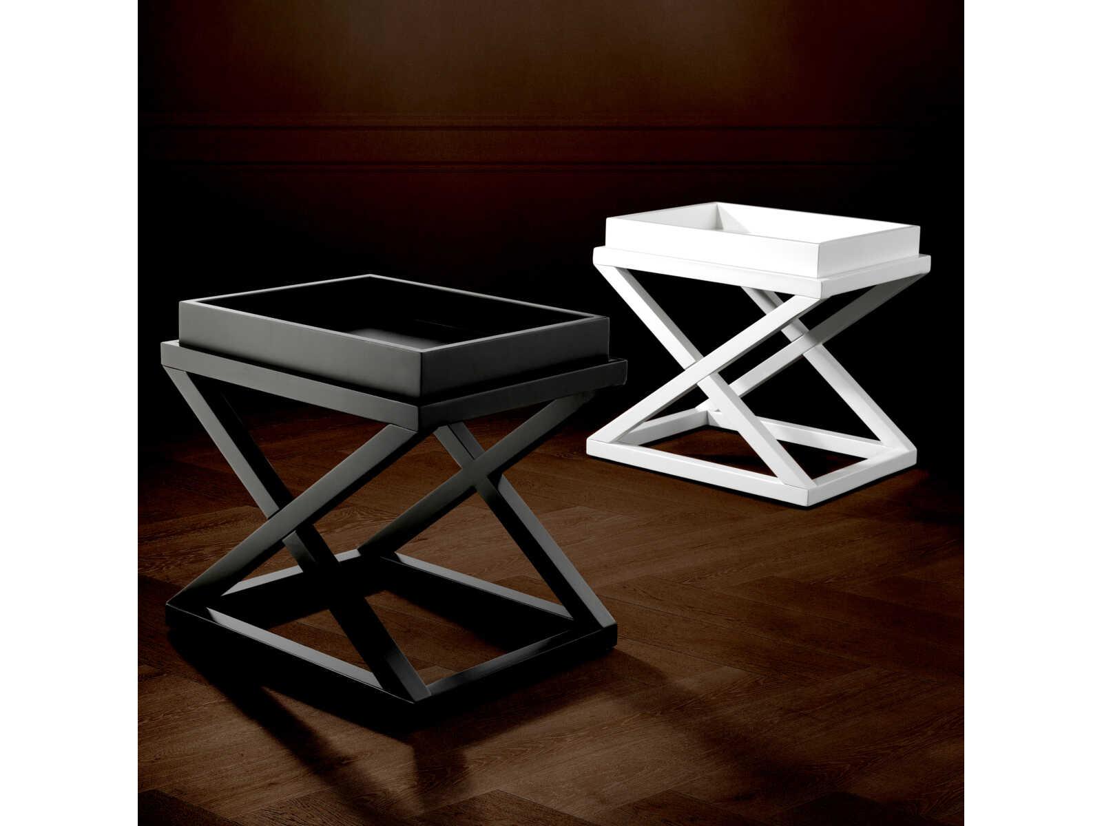 Eichholtz Mcarthur Waxed Black Side Table