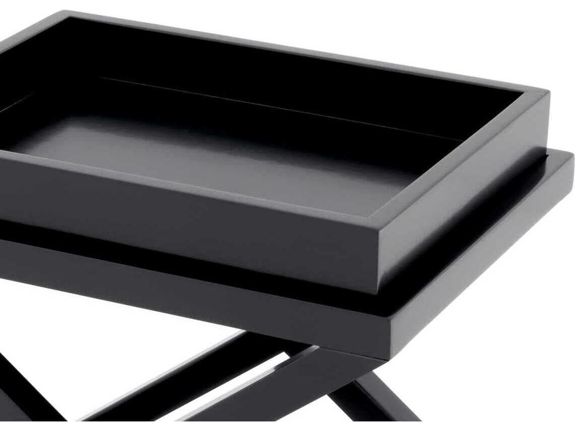 Eichholtz Mcarthur Waxed Black Side Table