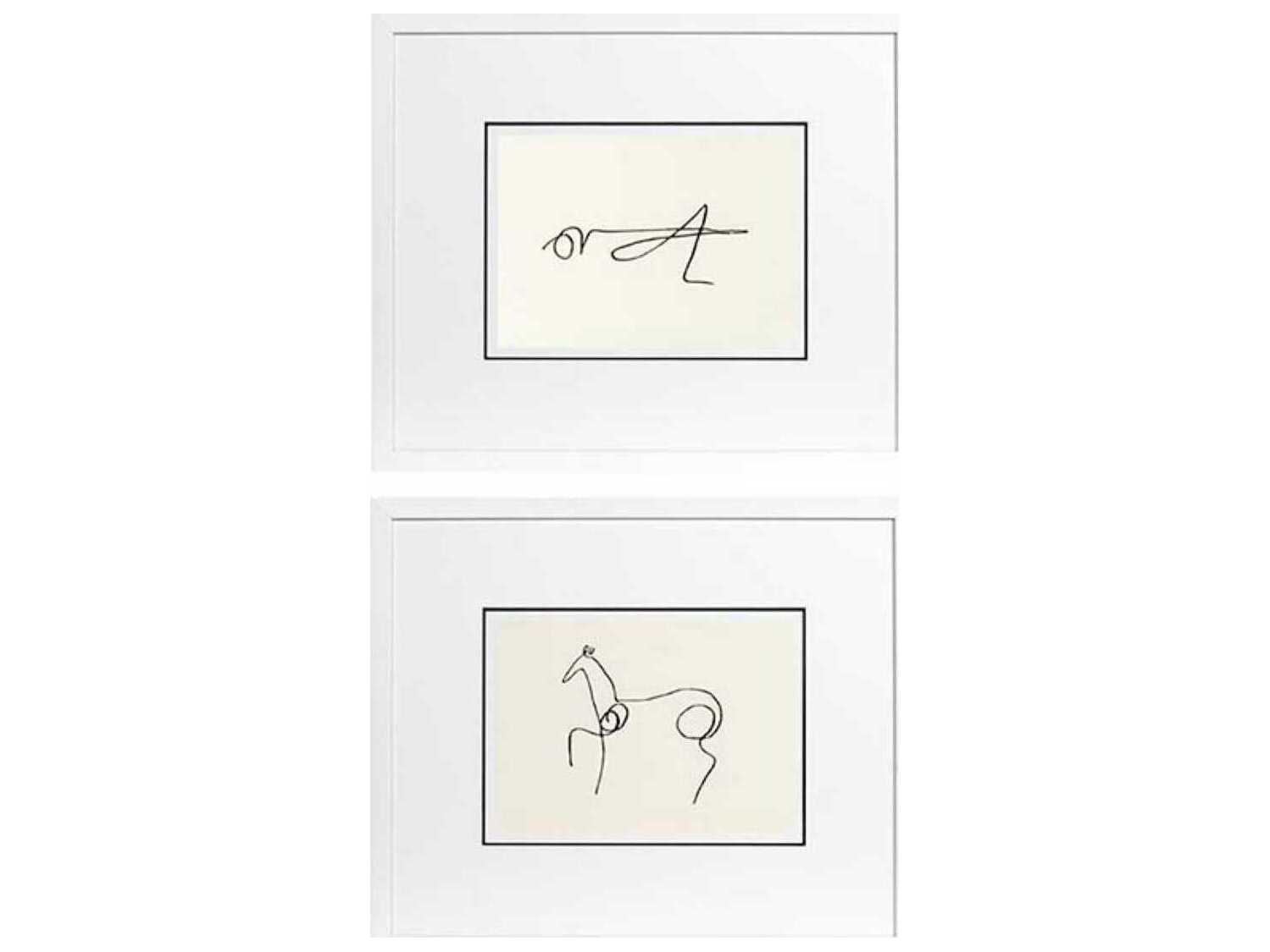 Eichholtz Set of 2 Print Pablo Picasso