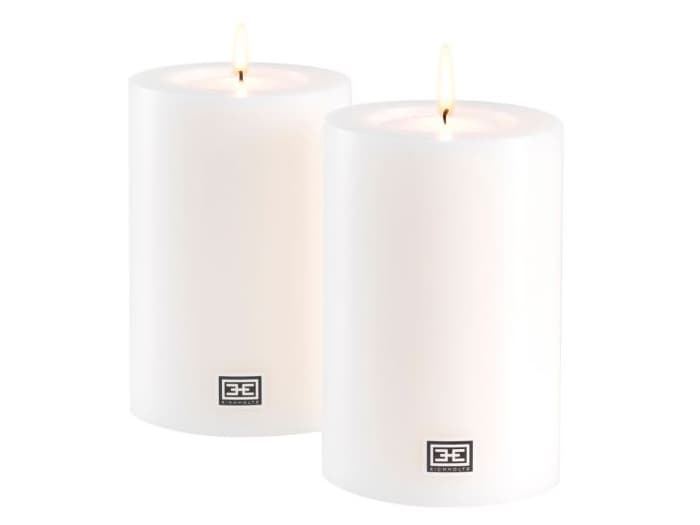 Eichholtz White Artificial Candle Set of 2