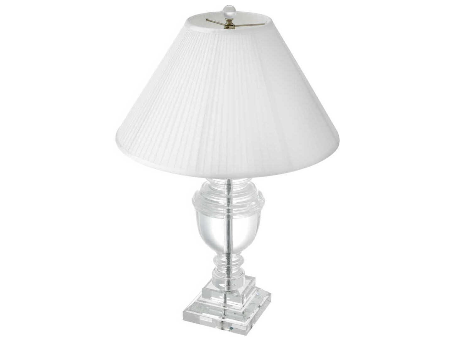 Eichholtz Noble Crystal Incl White Shade Table Lamp