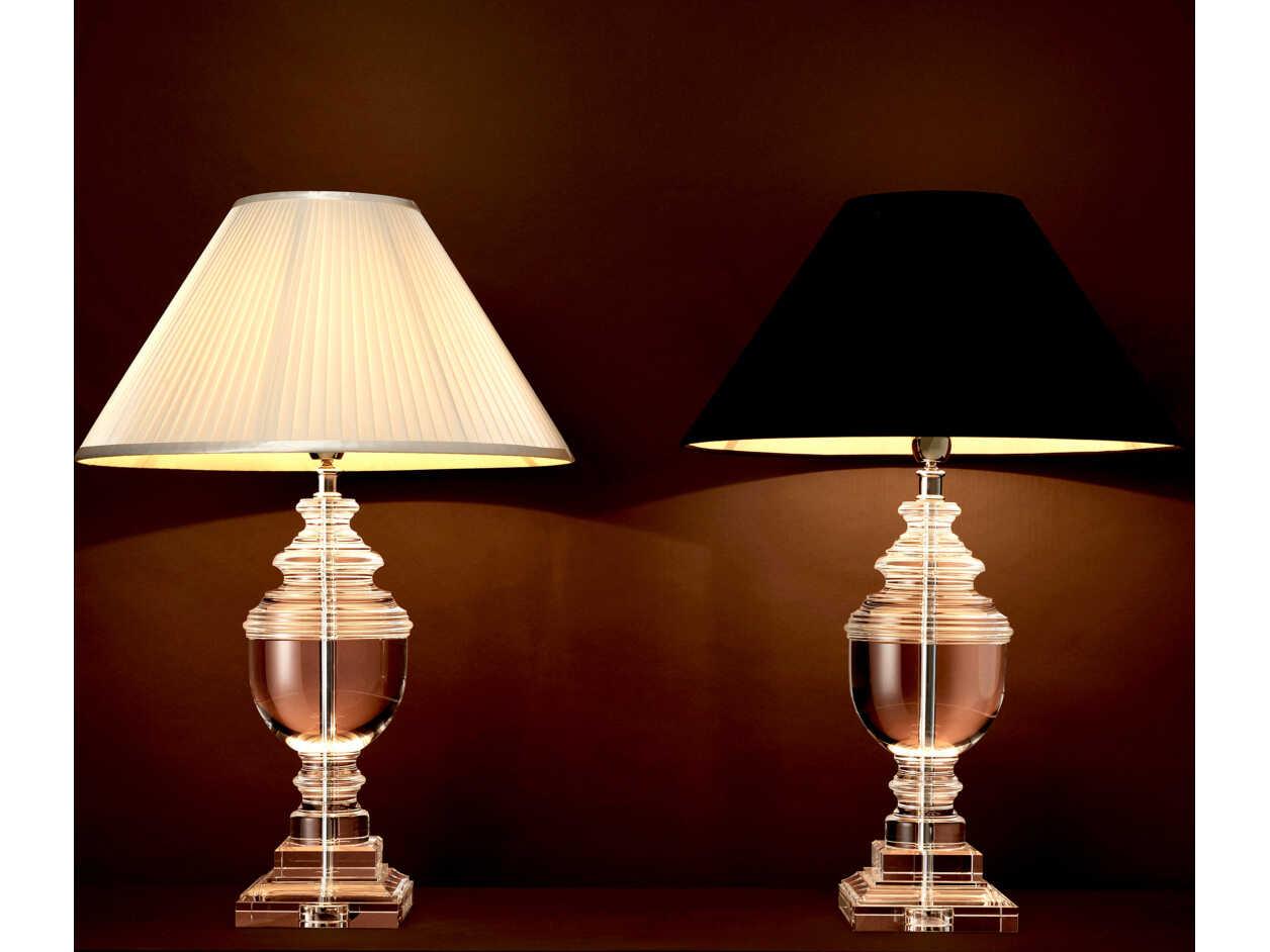 Eichholtz Noble Crystal Incl White Shade Table Lamp