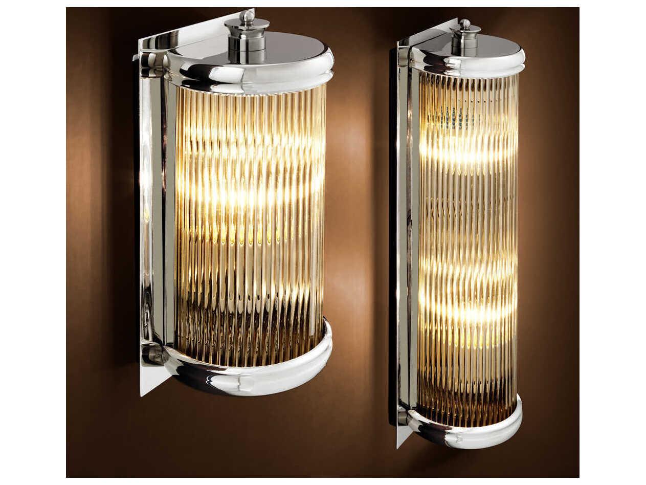 Eichholtz Glorious S Nickel Wall Lamp