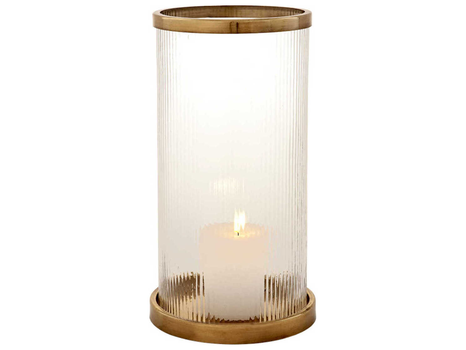 Eichholtz Harrington L Antique Brass Hurricane