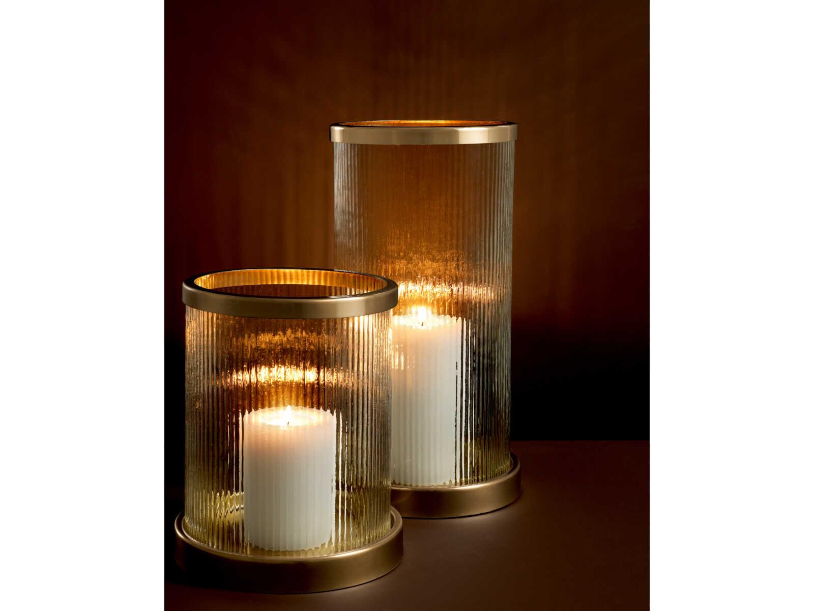 Eichholtz Harrington L Antique Brass Hurricane