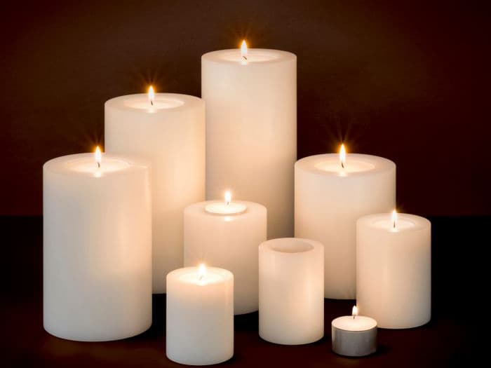 Eichholtz White Artificial Candle Set of 4