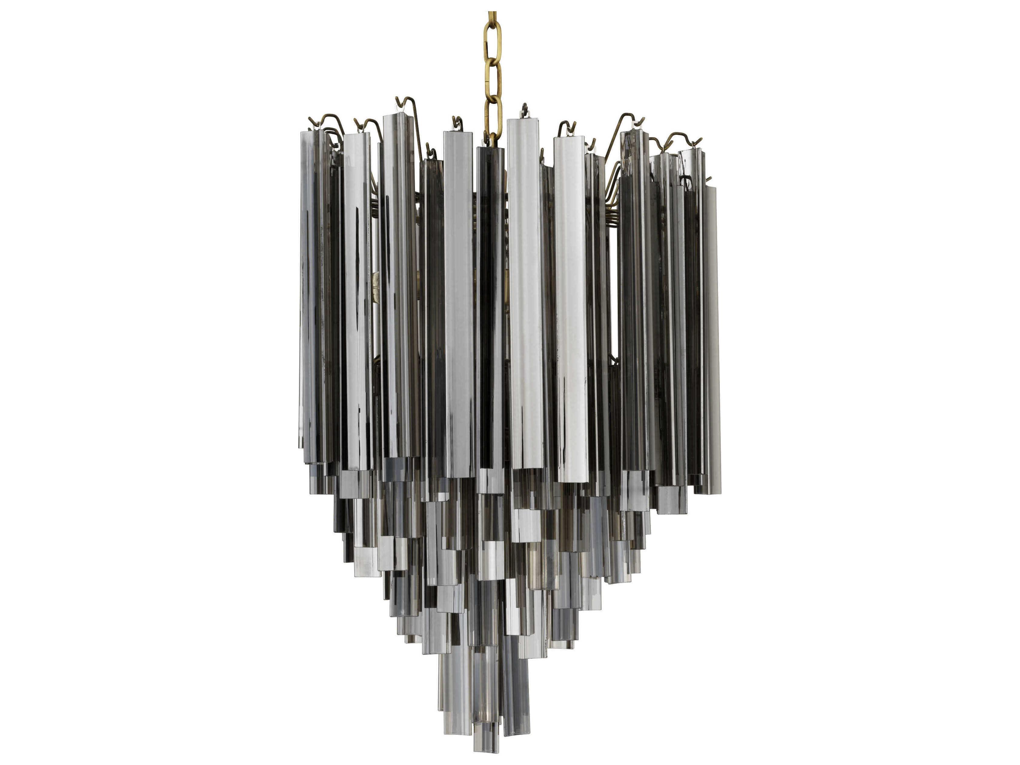 Eichholtz Salerno Smoke Glass Chandelier