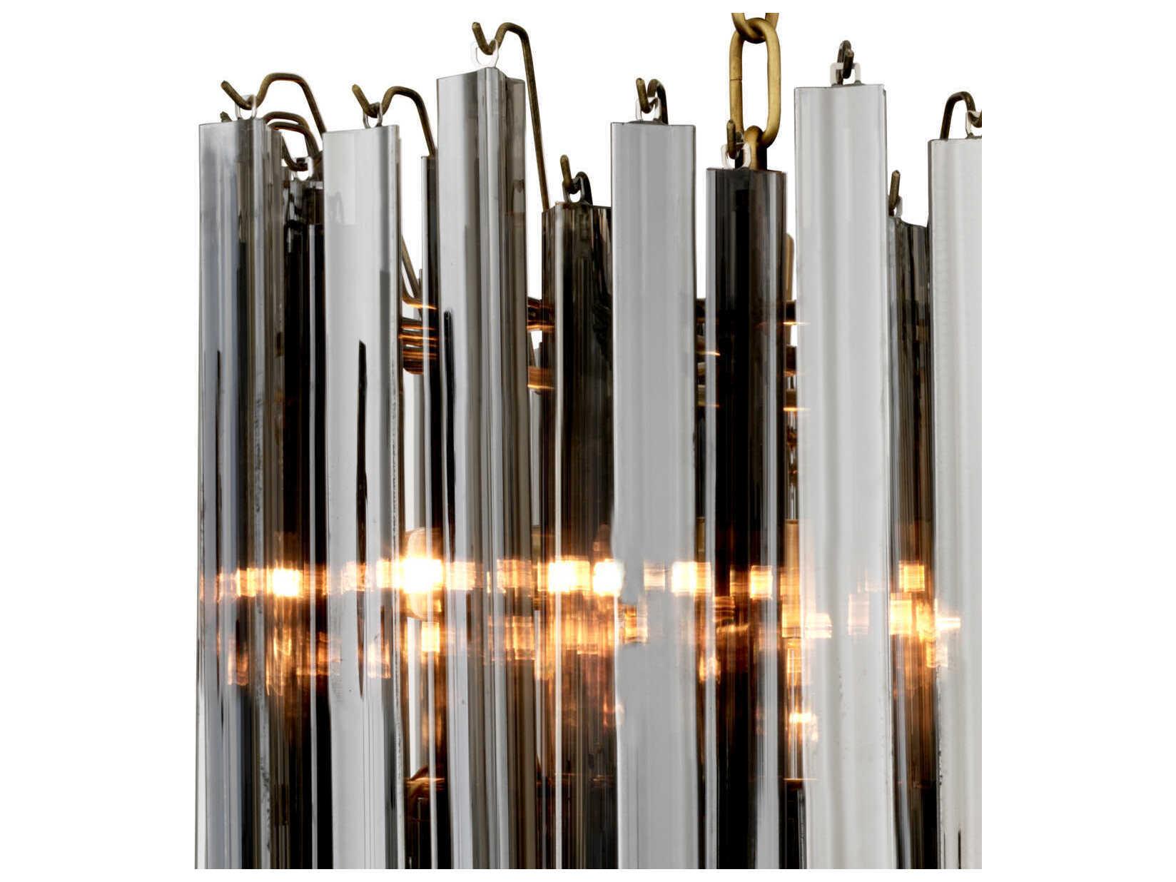 Eichholtz Salerno Smoke Glass Chandelier